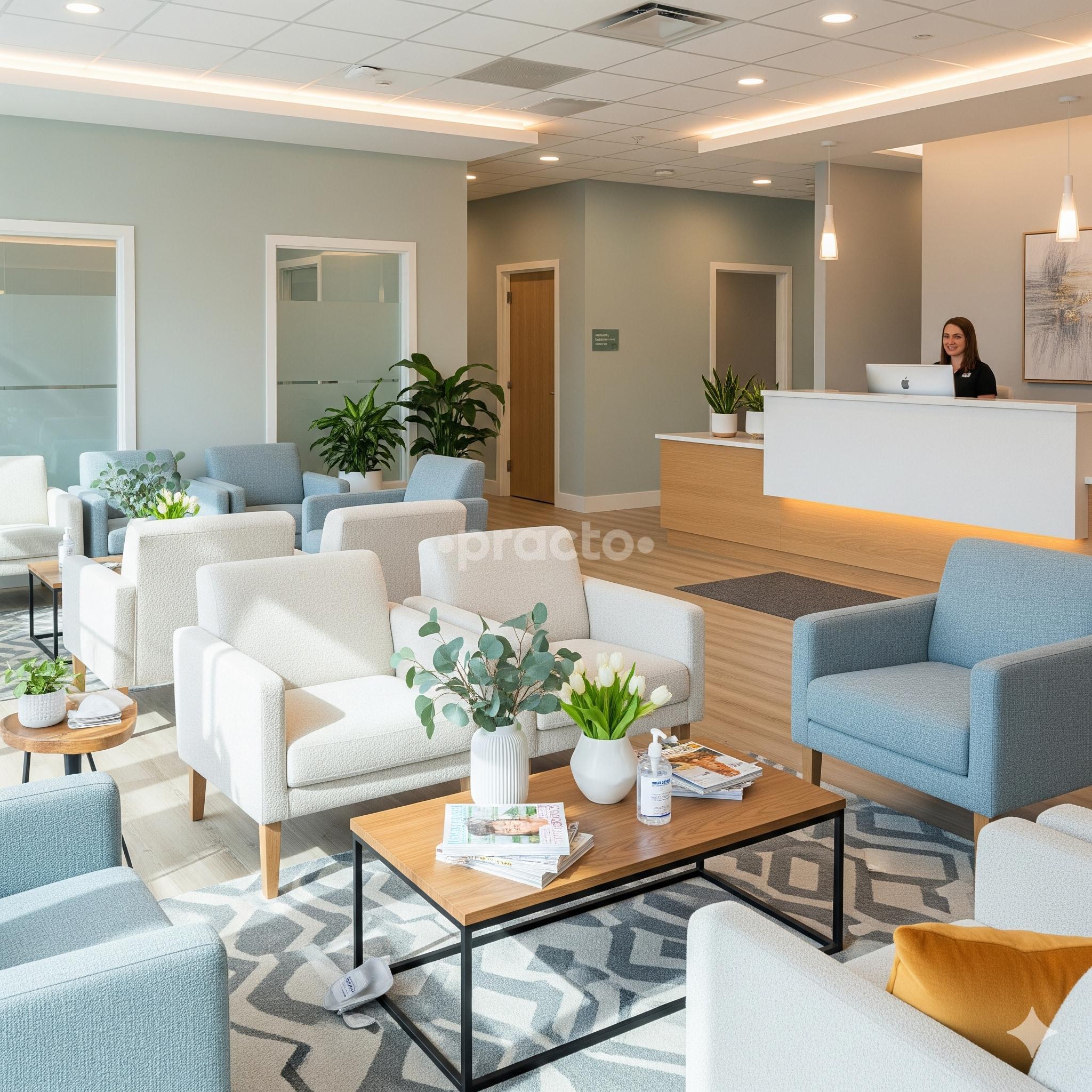 Waiting Area at Curaéya Wellness Center Sholinganallur Chennai
