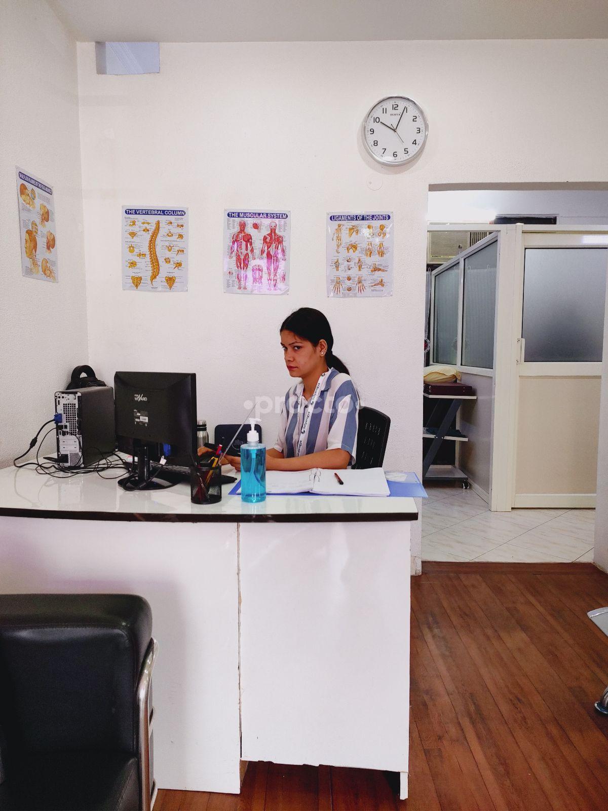 Reception Area at Satyarogya Healthcare Pvt. Ltd. Sector 20 Noida