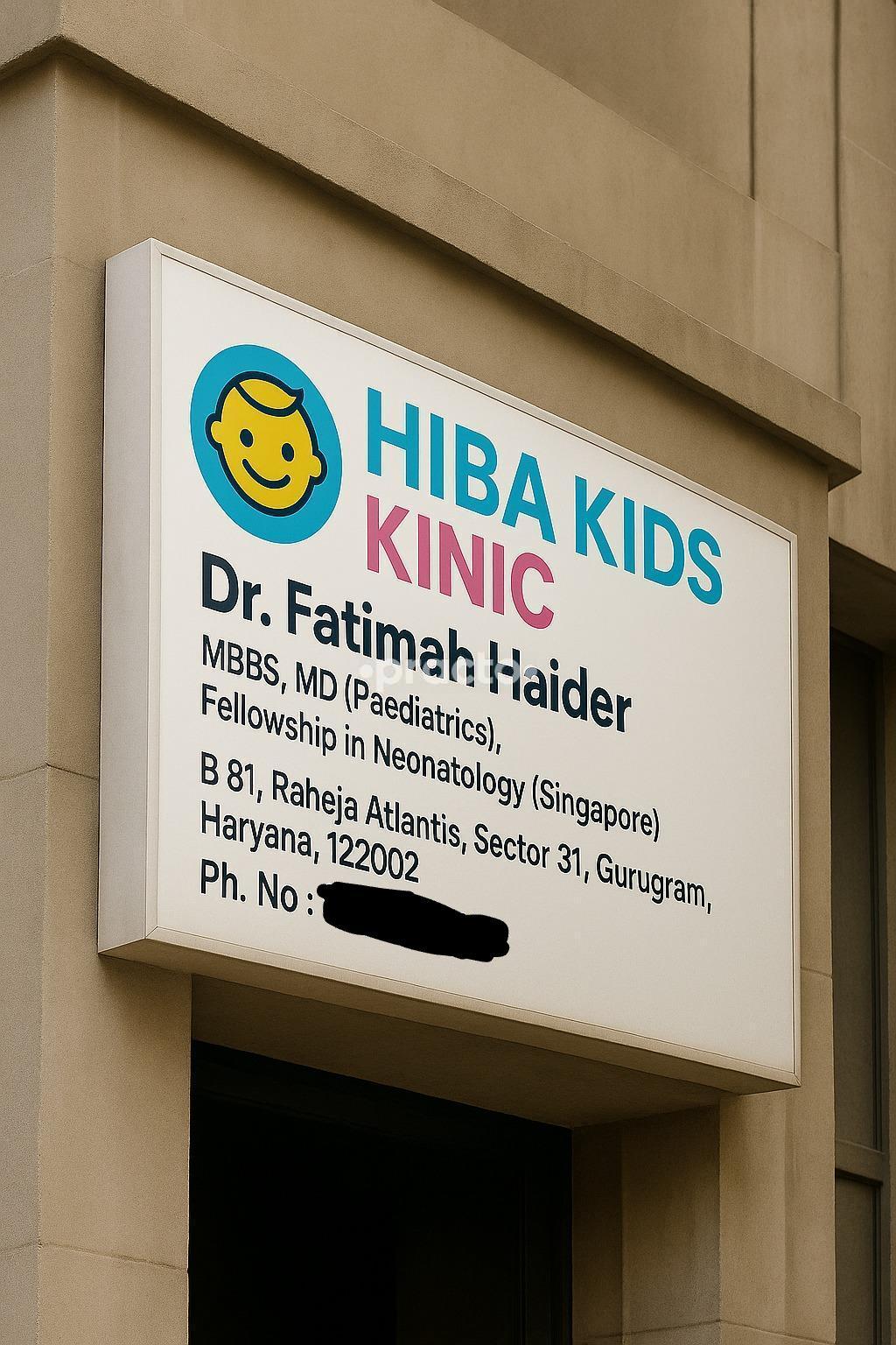 Hiba Kids Clinic Gurgaon Sector 31 Gurgaon