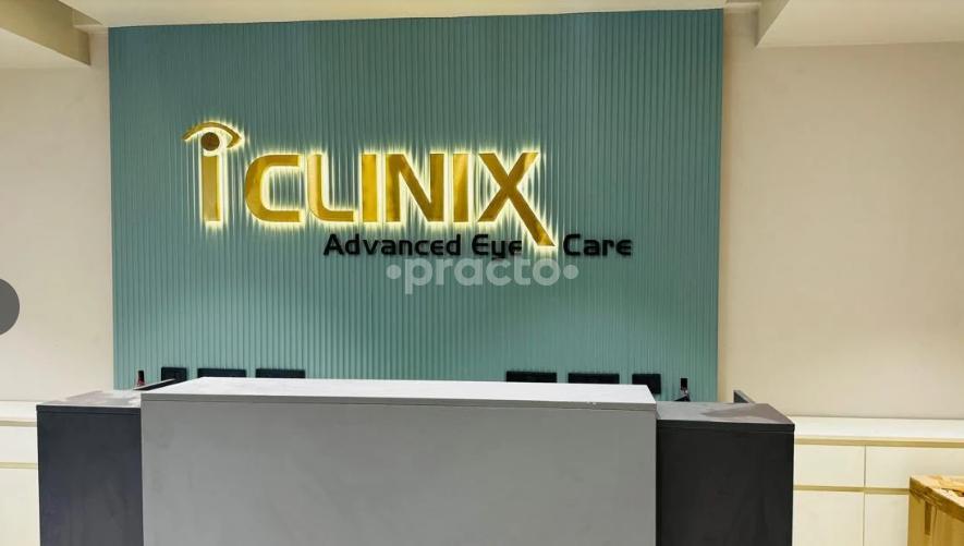Reception Area at I Clinix Advanced Eye Care Paschim Vihar Delhi