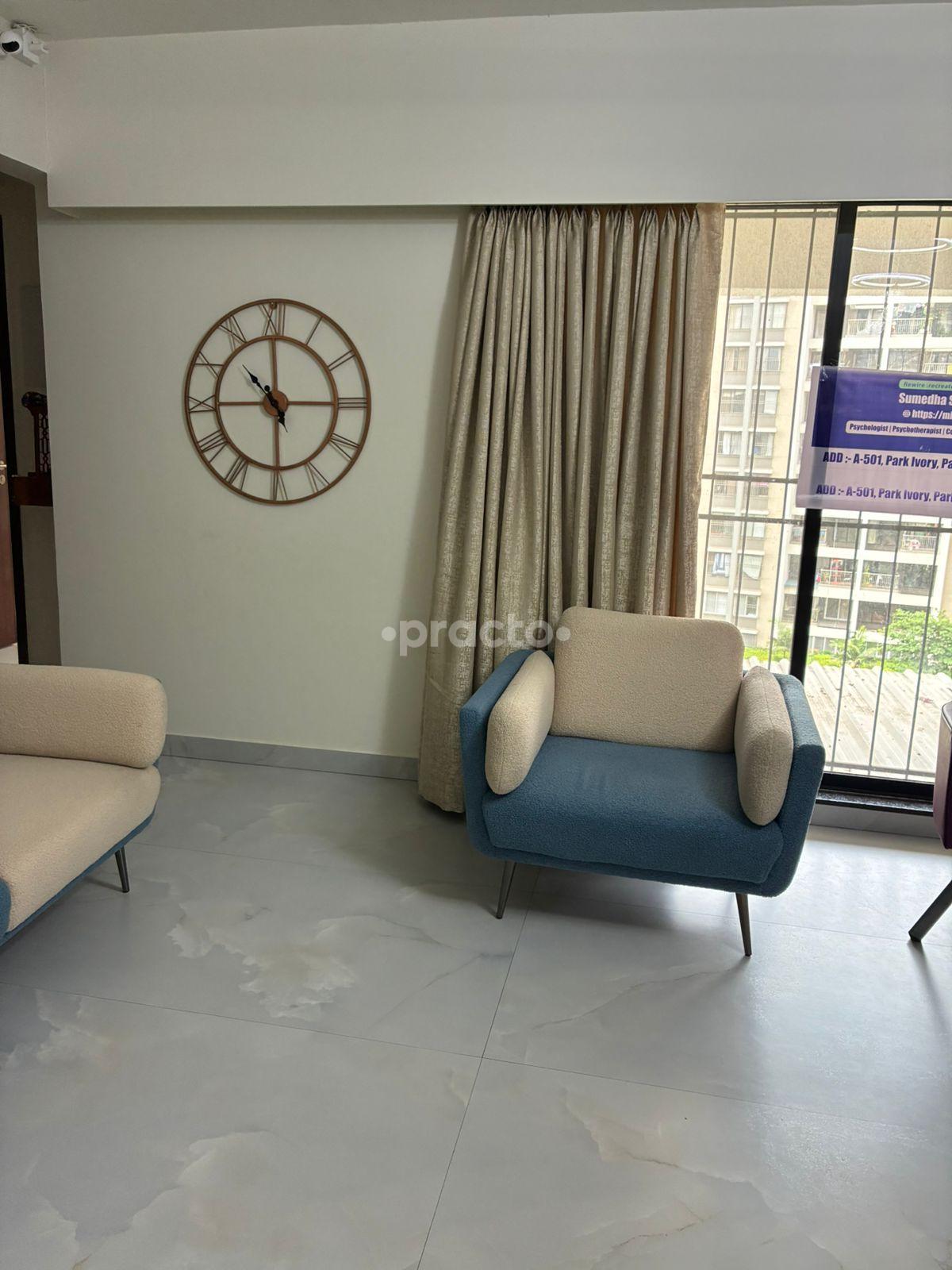 Waiting Area at Mind Rewire Clinic Wakad Pune