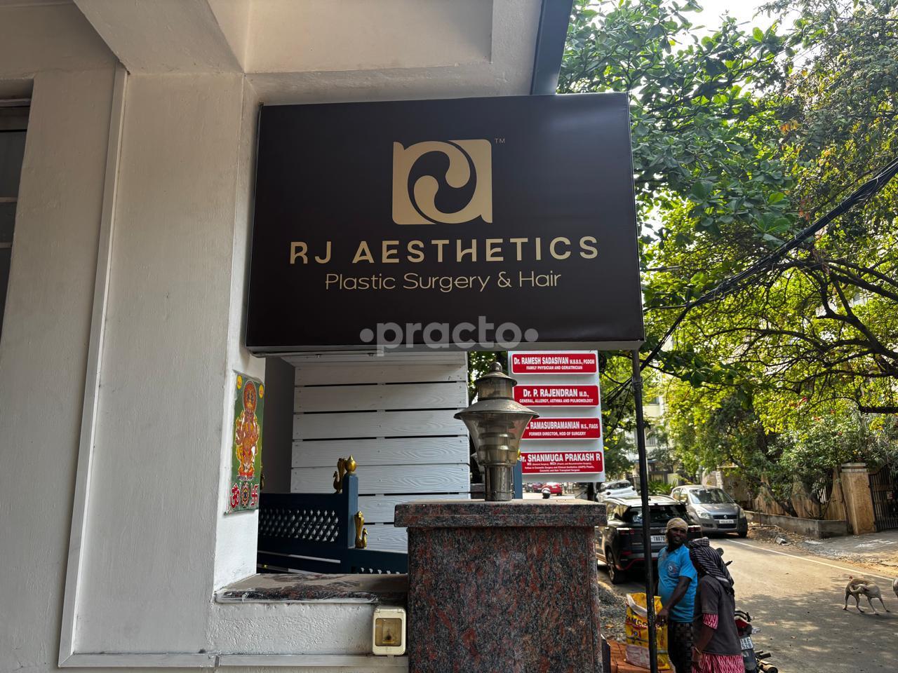 Reception Area at Rj Aesthetics Plastic Surgery & Hair Clinic Adyar Chennai