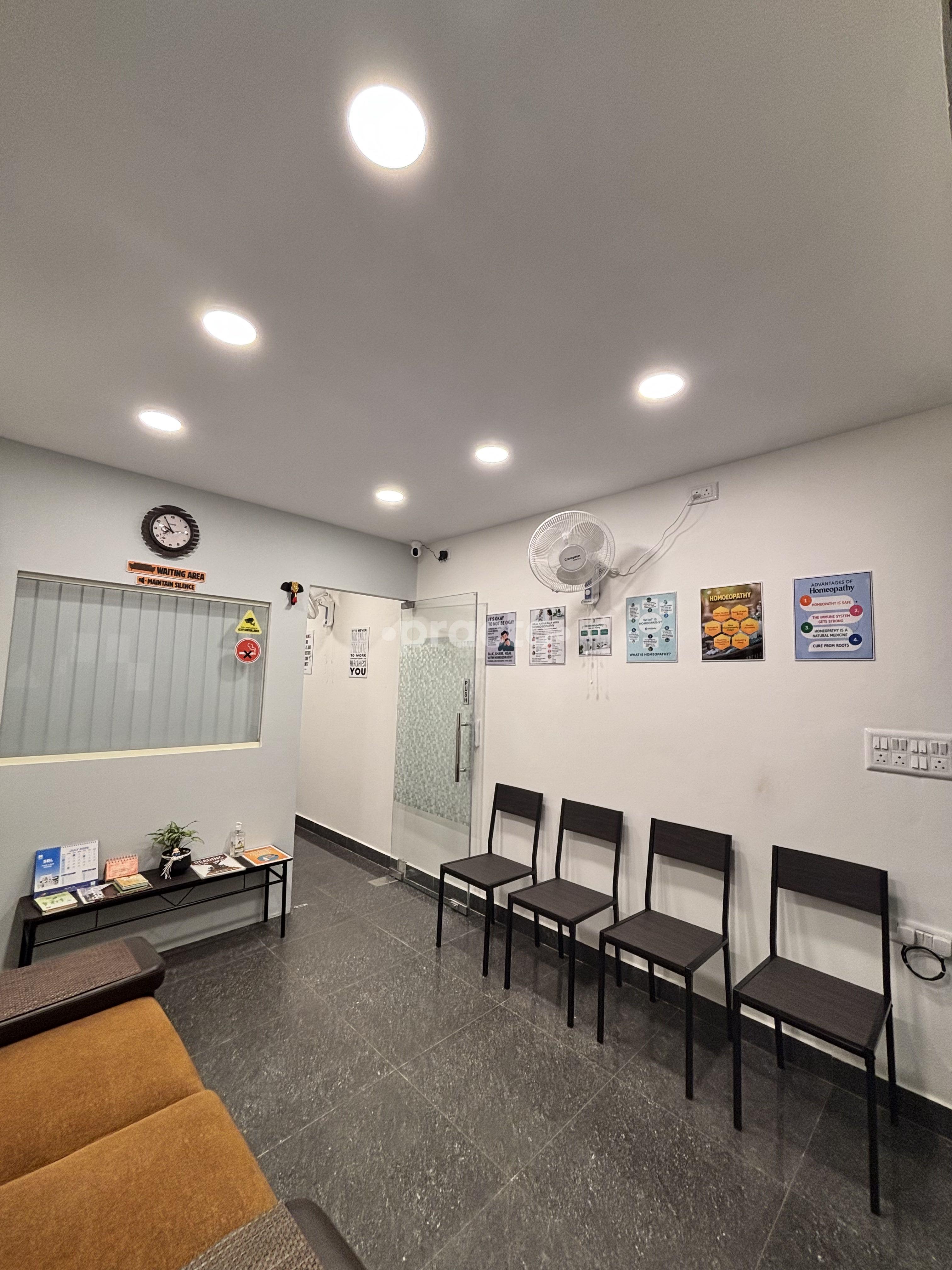 Waiting Area at Dr Khyati's Homoeo Clinic Electronics City Bangalore