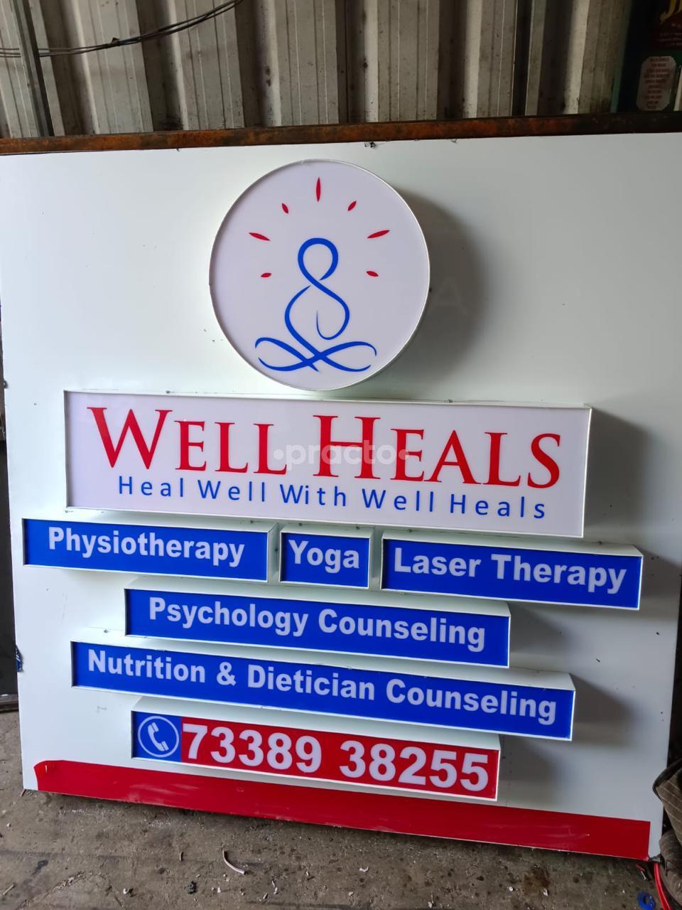 Establishment board at Well Heals Anna Nagar East Chennai