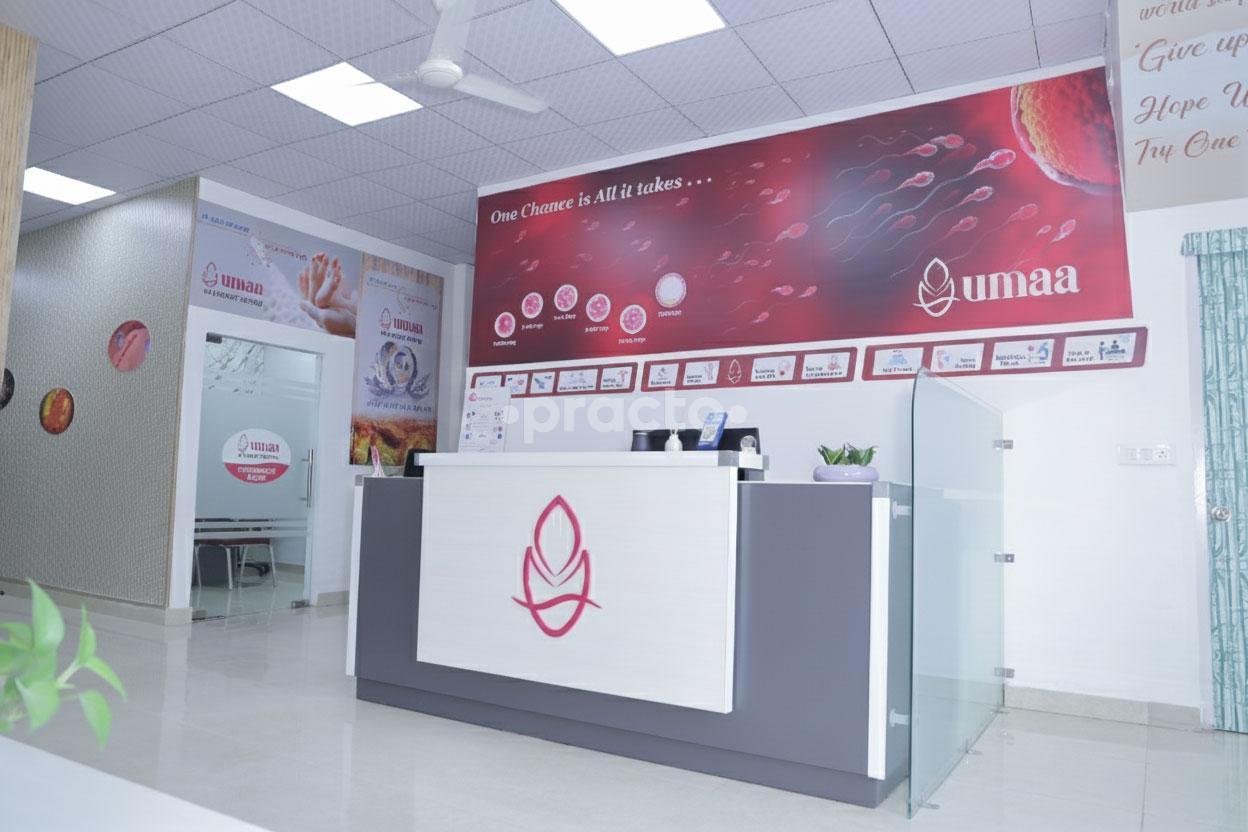 Reception Area at Umaa IVF & Fertility Solutions Gurgaon Sector 112 Gurgaon