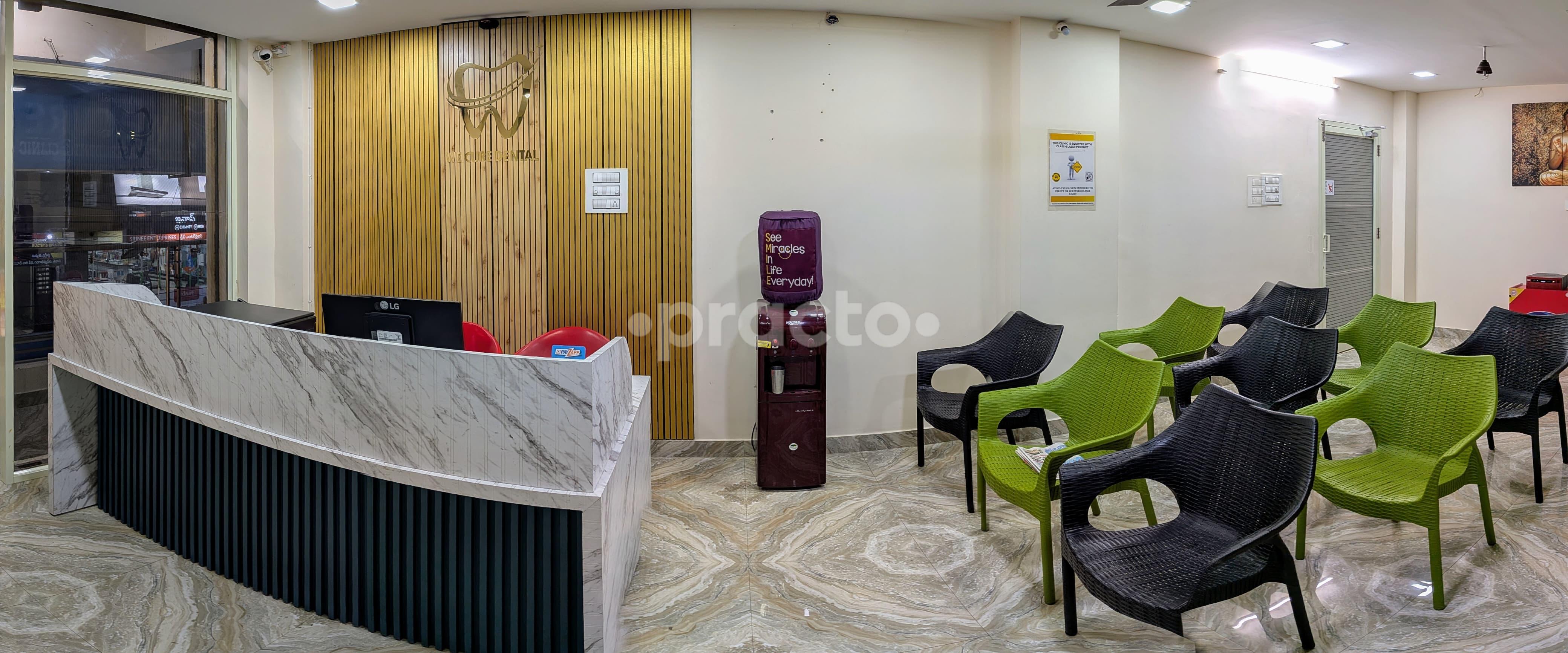 Reception Area at We Cure Multispeciality Dental Clinic Tenali Guntur
