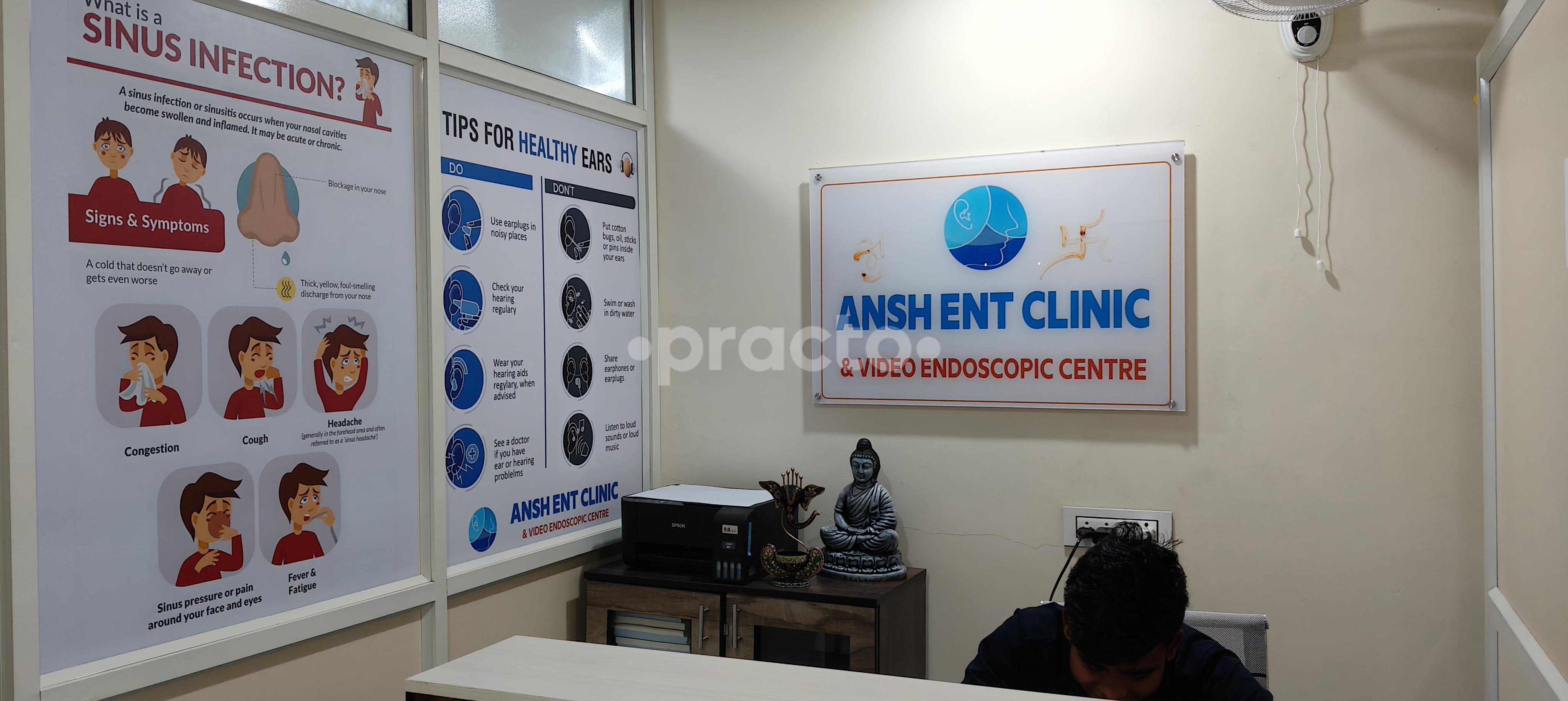 Reception Area at Ansh Ent Clinic Nagole Hyderabad