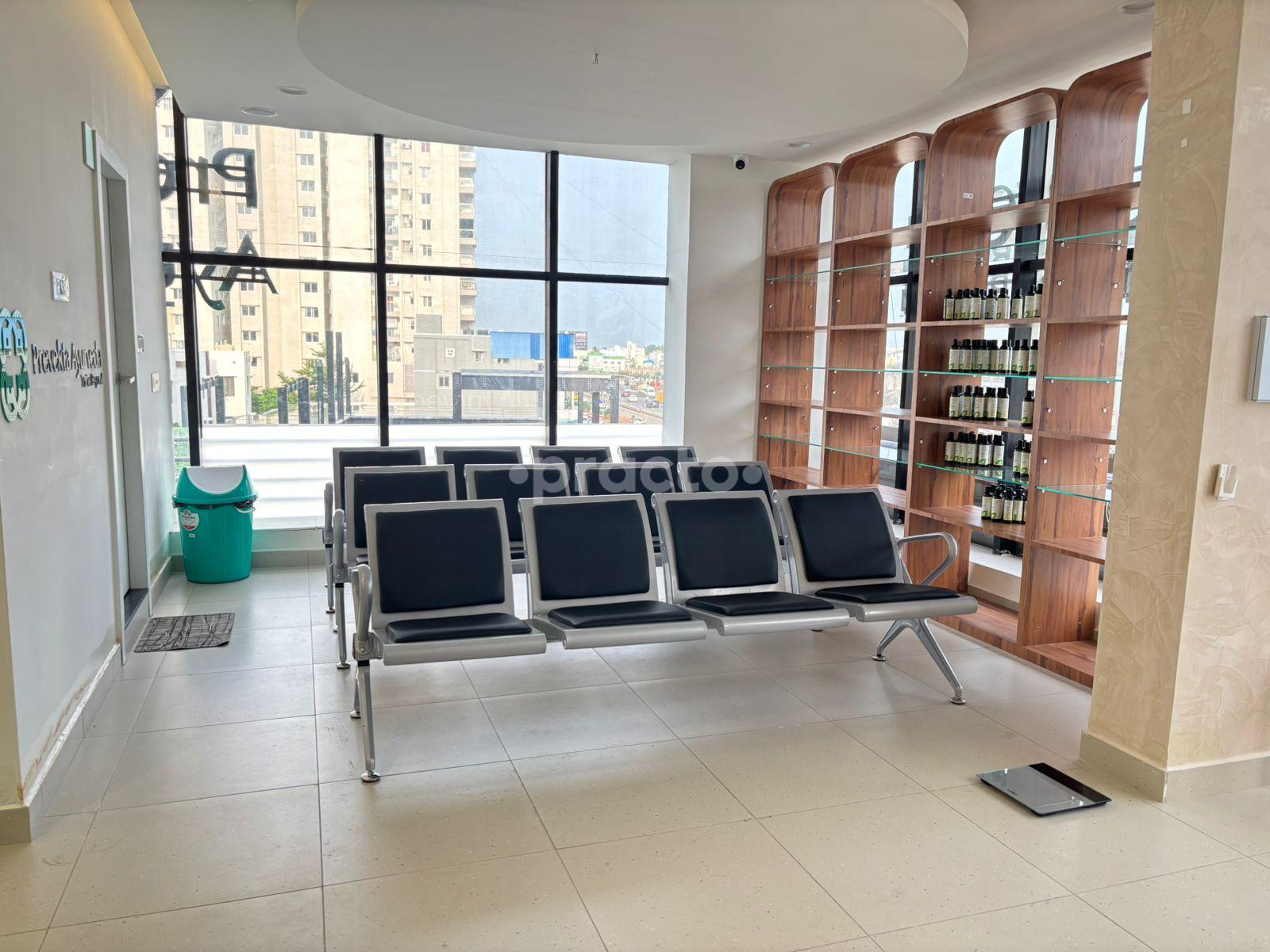 Waiting Area at Prevekta Ayurveda Kovilambakkam Chennai