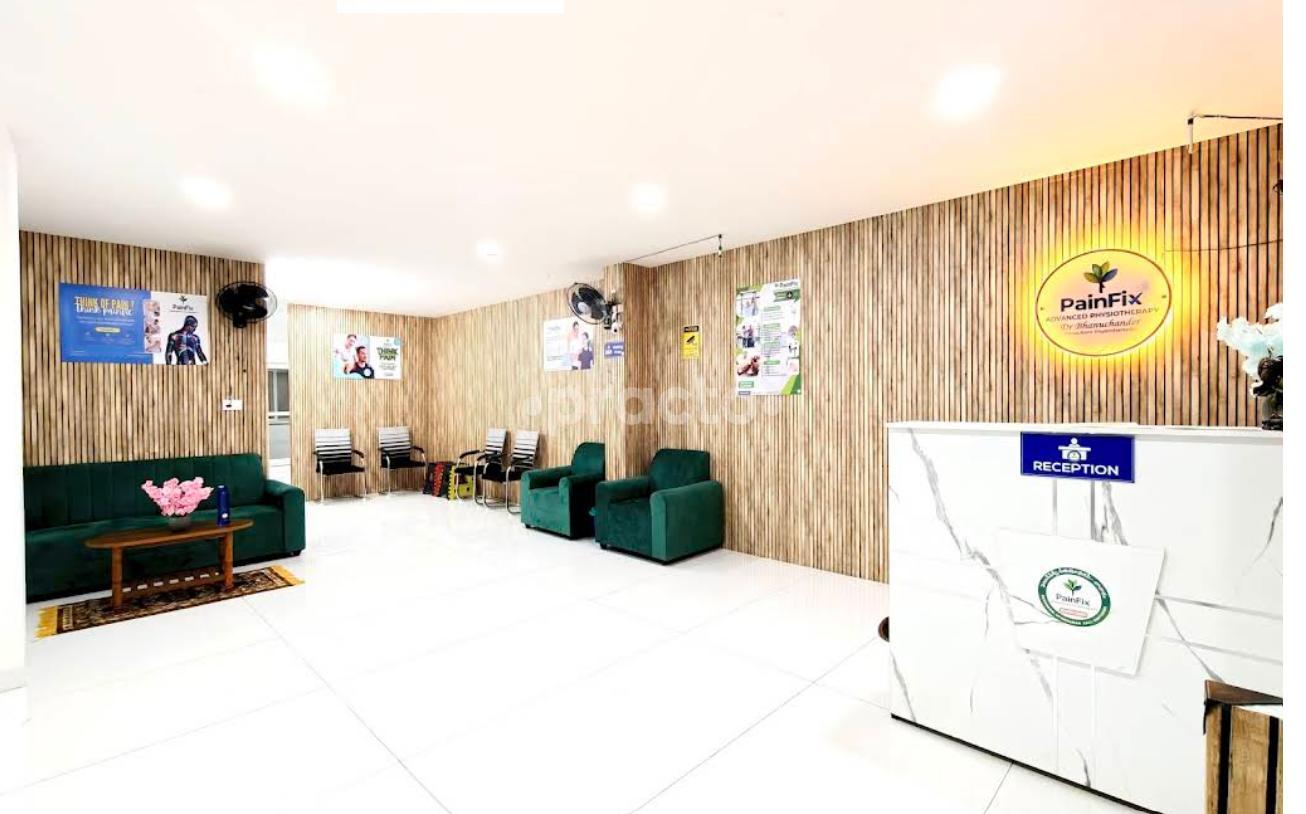 Reception Area at Painfix Advanced Physiotherapy Nacharam Hyderabad