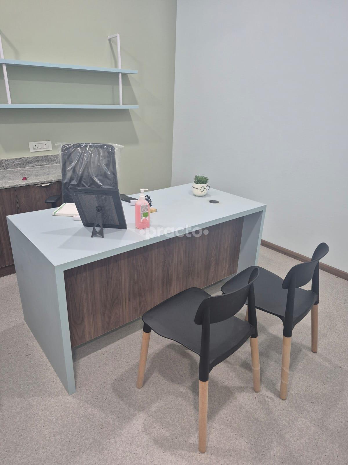 Reception Area at Muthu Skin, Hair & Laser Clinic Mogappair West Chennai