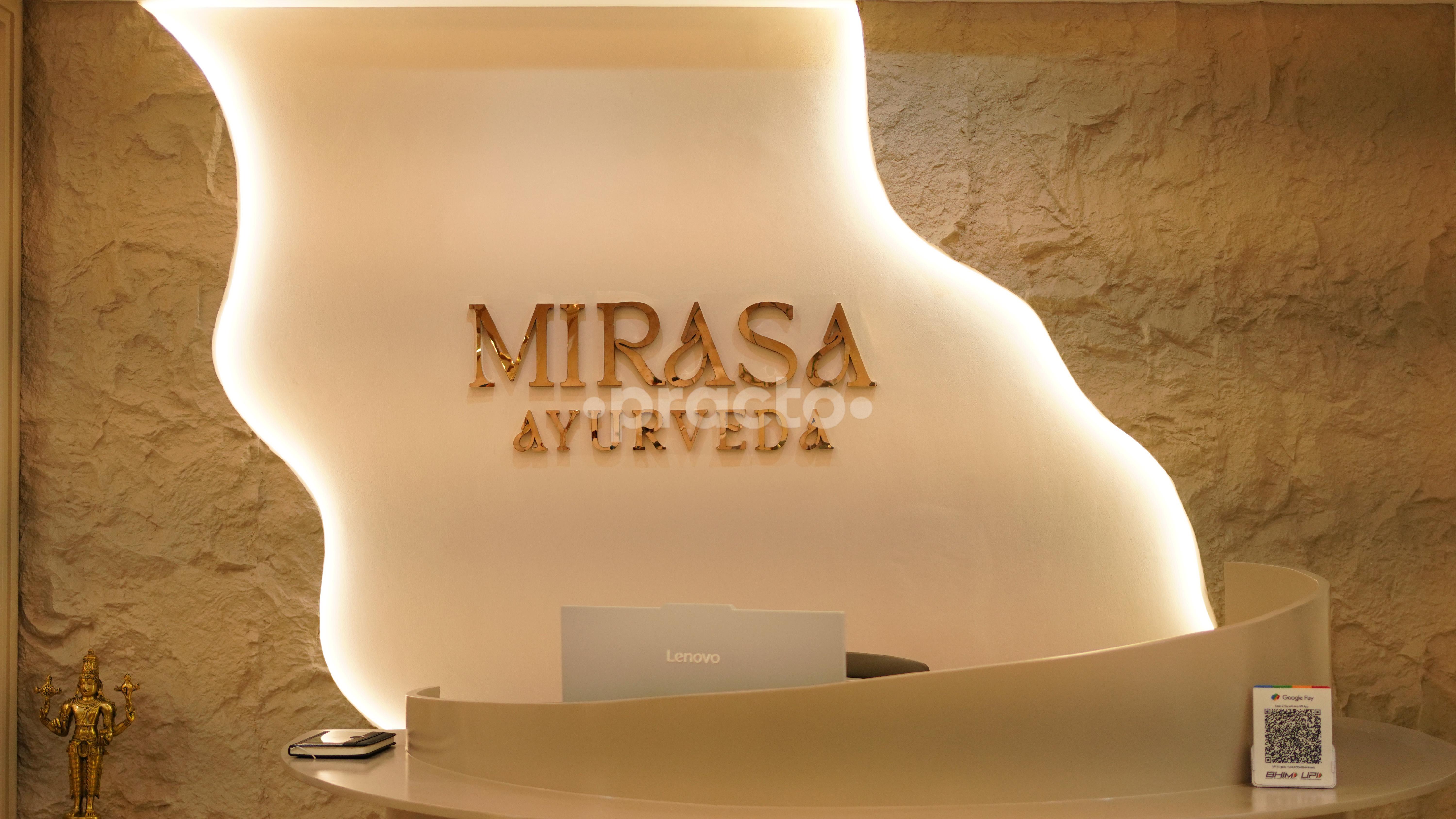 Reception Area at Mirasa Ayurveda East Of Kailash Delhi