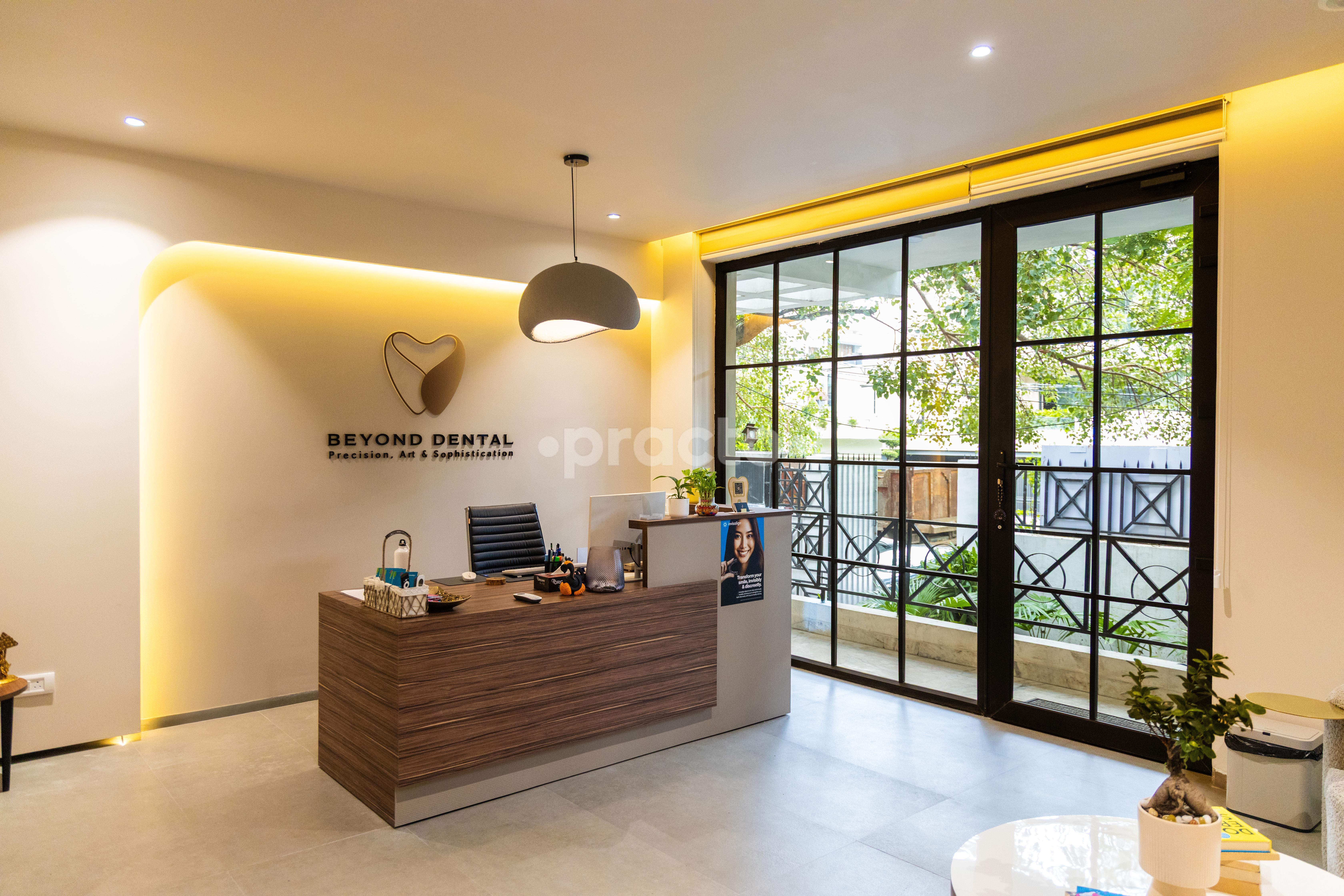 Reception Area at Beyond Dental East Of Kailash Delhi