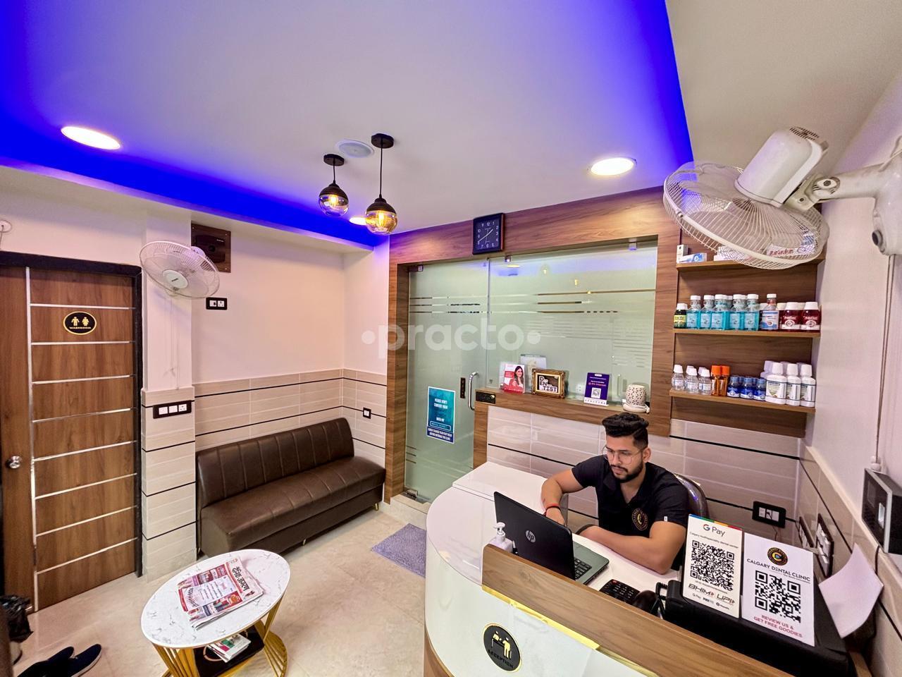 Reception Area at Calgary Dental Clinic  Jankipuram Lucknow