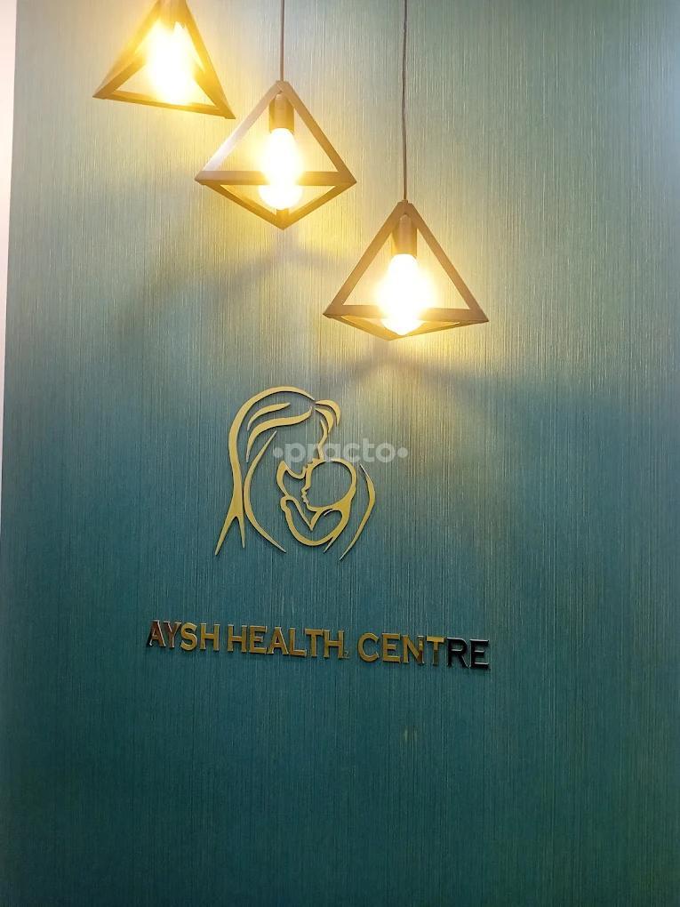 Reception Area at Aysh Health Center Attiguppe Bangalore