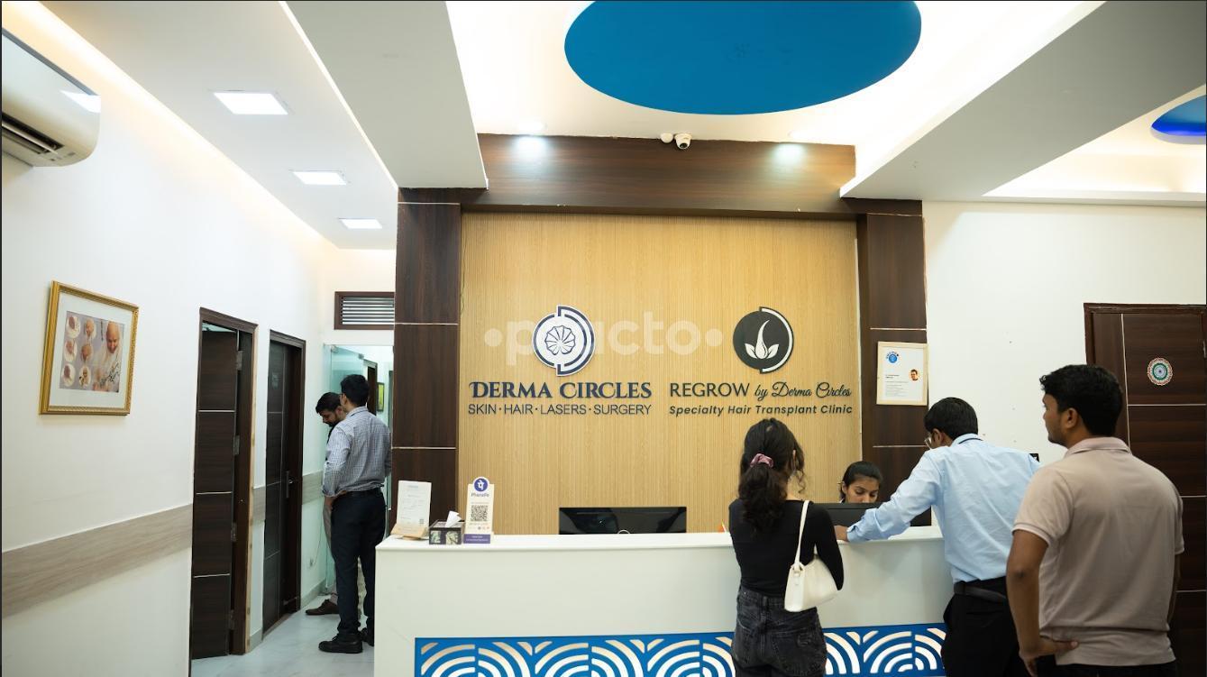 Reception Area at Regrow By Derma Circles South Extension 2 Delhi