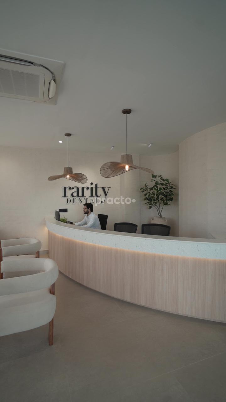 Reception Area at Rarity Dental Golf Course Road Gurgaon