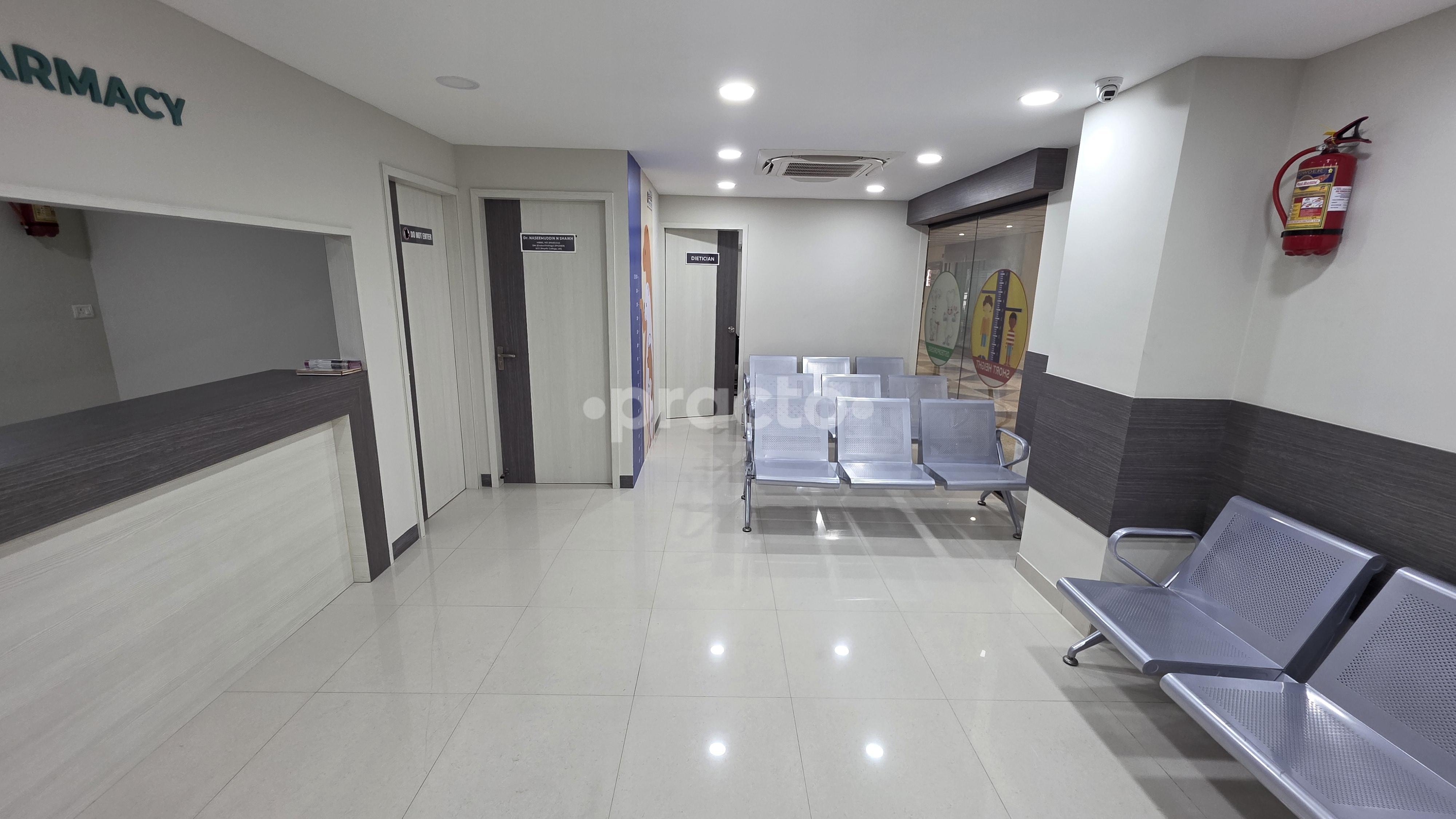 Waiting Area at Dr Naseem's EndoConsult Clinic Sanath Nagar Hyderabad