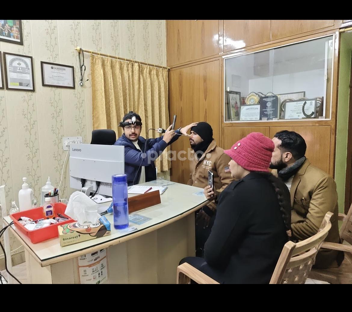 Consultation Room at Shekhawat's ENT & Allergy Care Gopalpura Bypass Road Jaipur