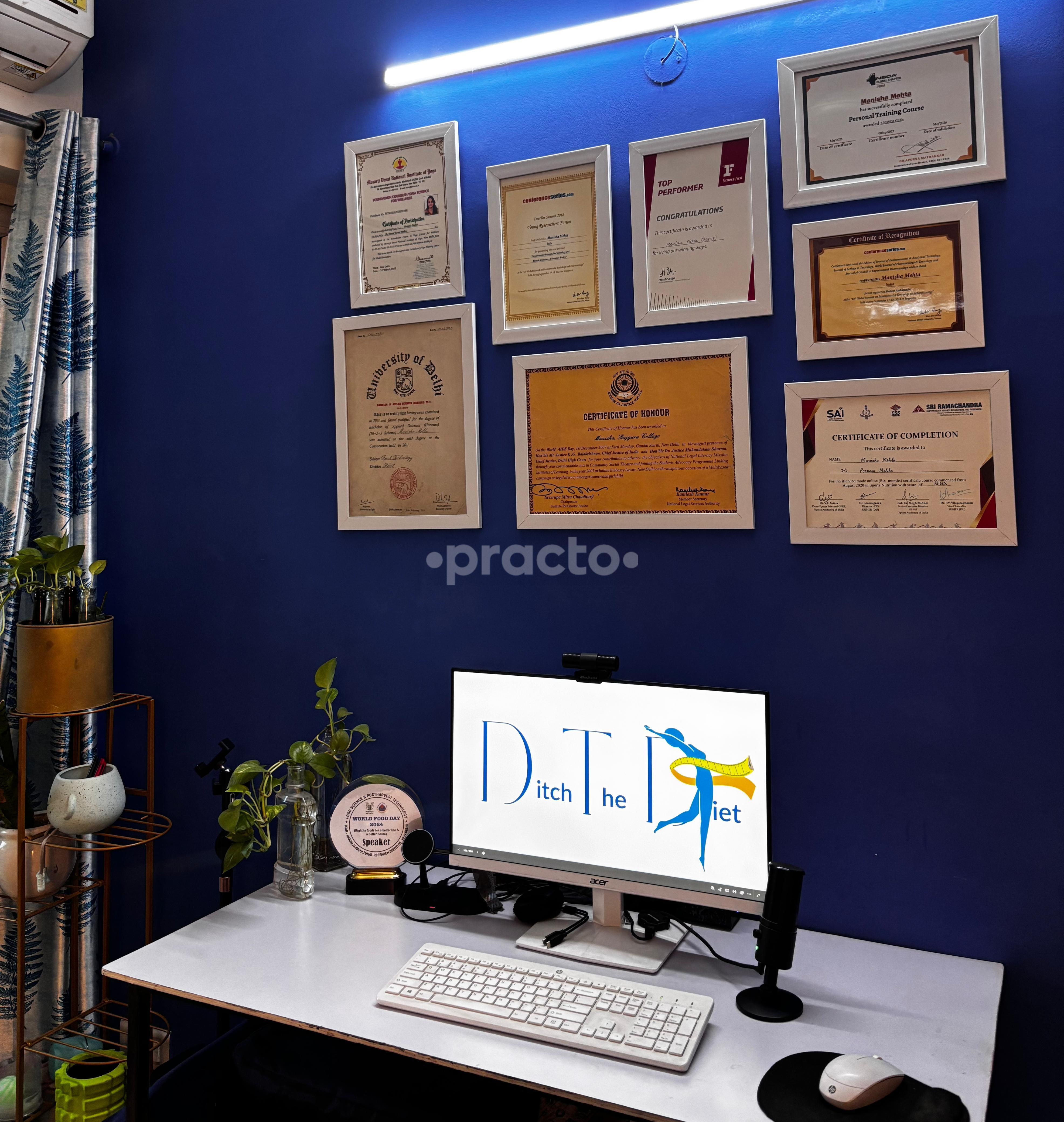 Reception Area at NutriBoss Diet Shahdara Delhi