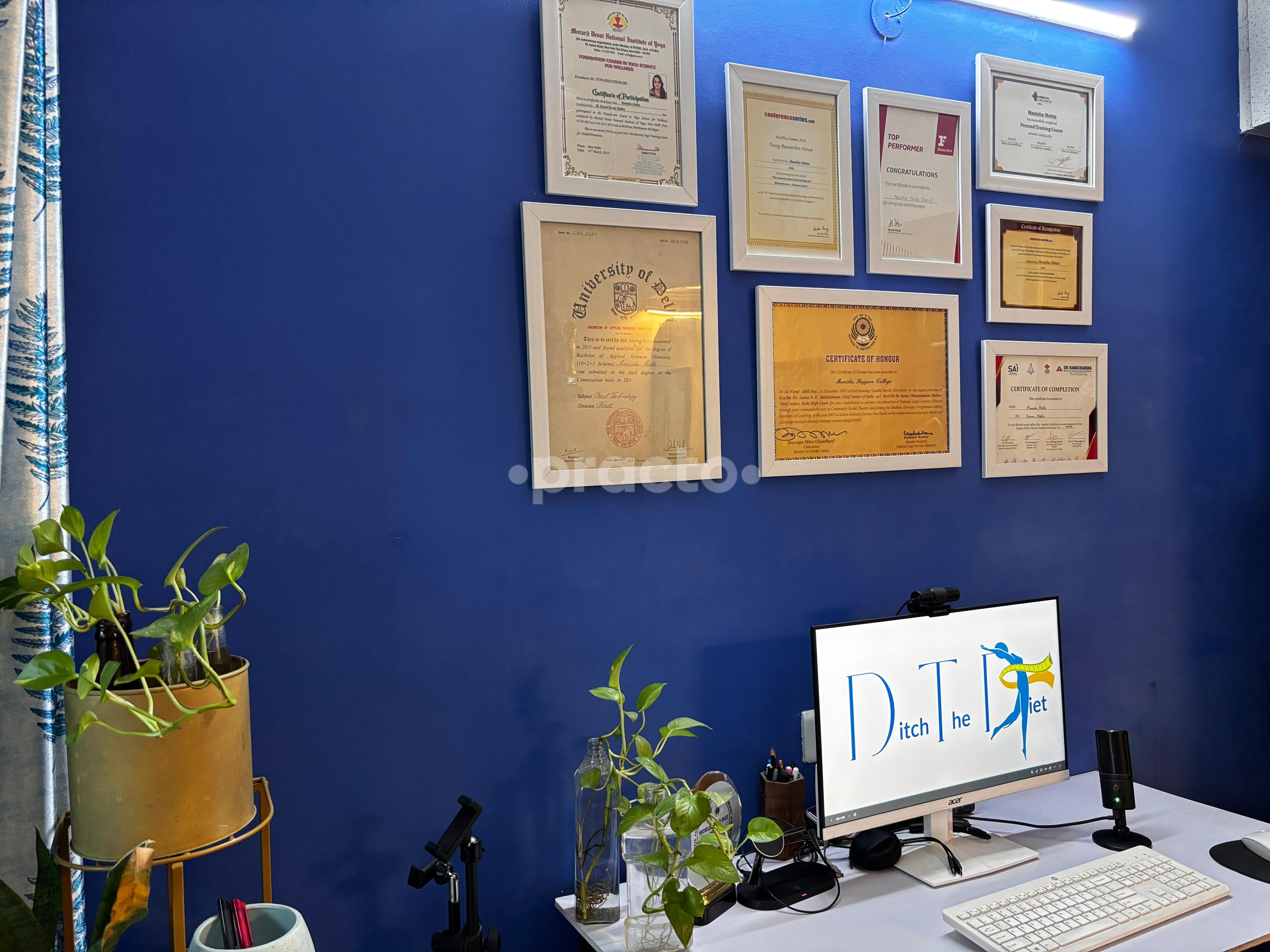 Reception Area at NutriBoss Diet Shahdara Delhi