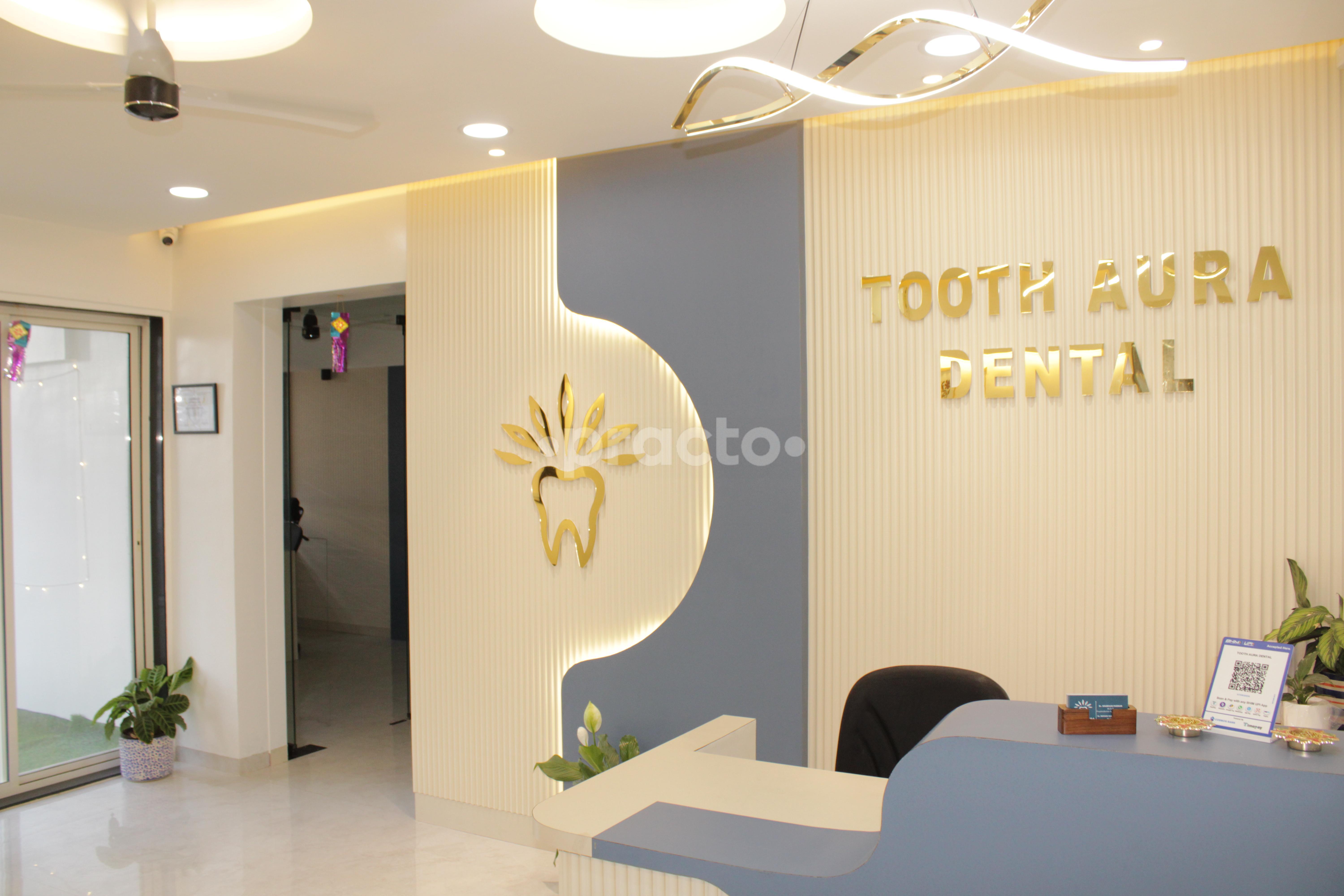 Reception Area at Tooth Aura Dental Keshav Nagar Pune