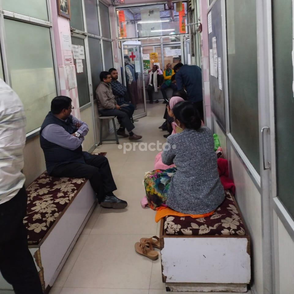 Waiting Area at MV Hospital and Research Center Chowk Lucknow