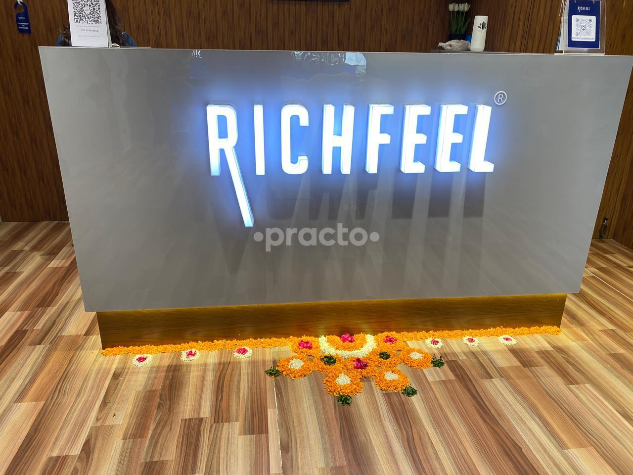 Reception Area at Richfeel Trichology Centre Sun Pharma Road Vadodara
