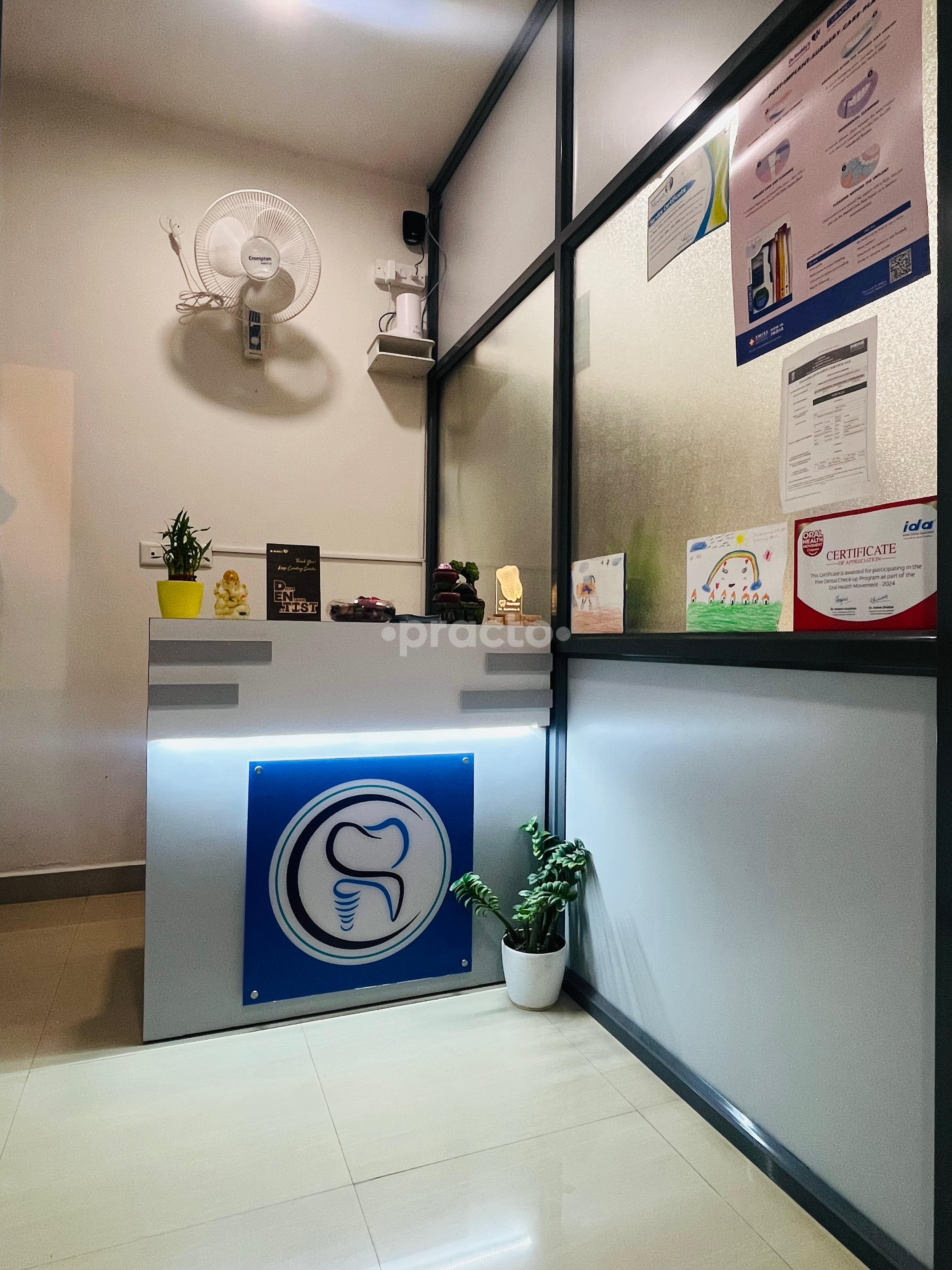 Reception Area at SmileCraft Multispeciality Dental Clinic Hebbal Kempapura Bangalore