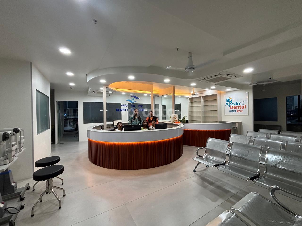 Reception Area at Clarity Eye Care Wakad Pune