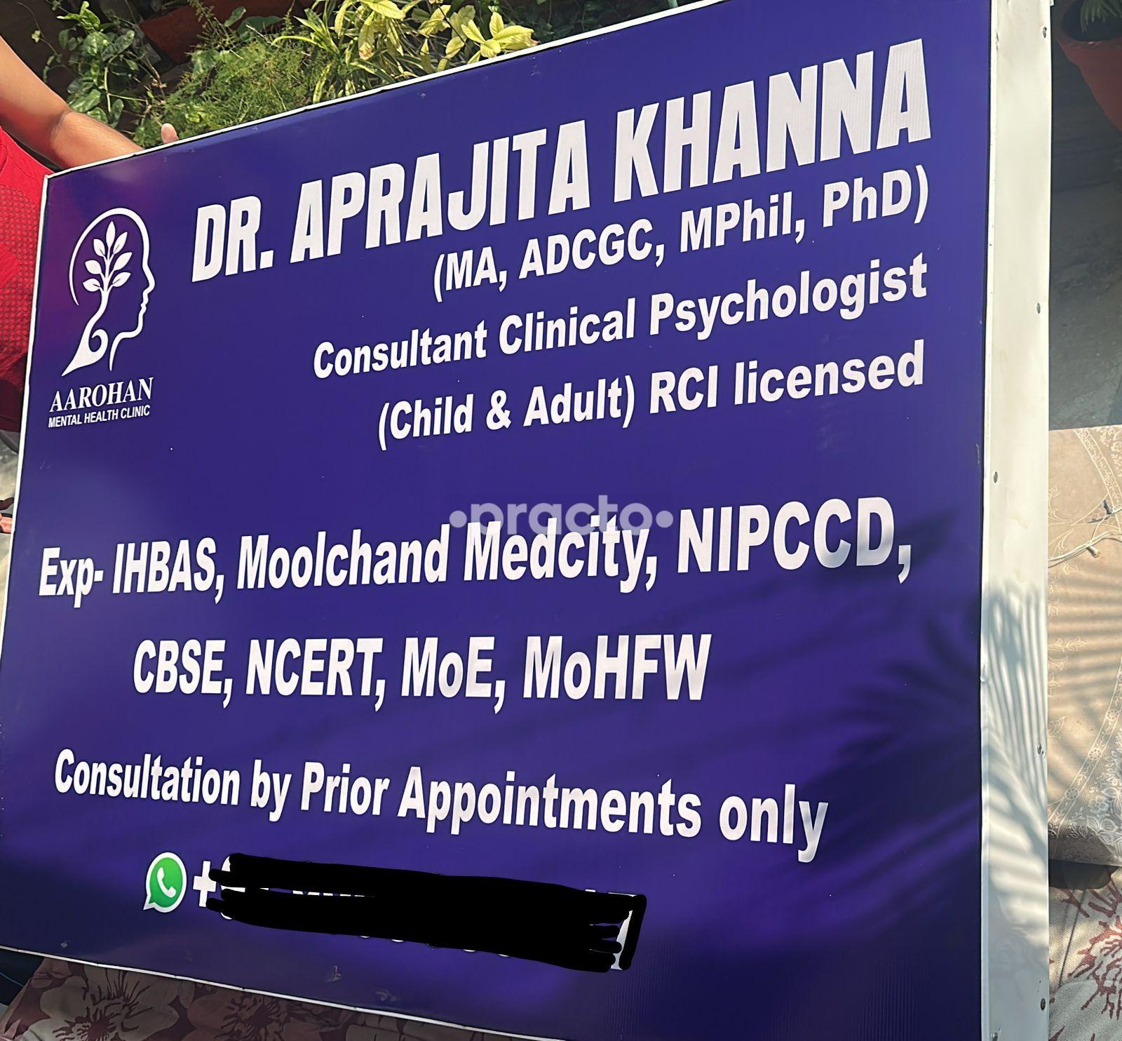 Aarohan Mental Health Clinic Sector 31 Noida