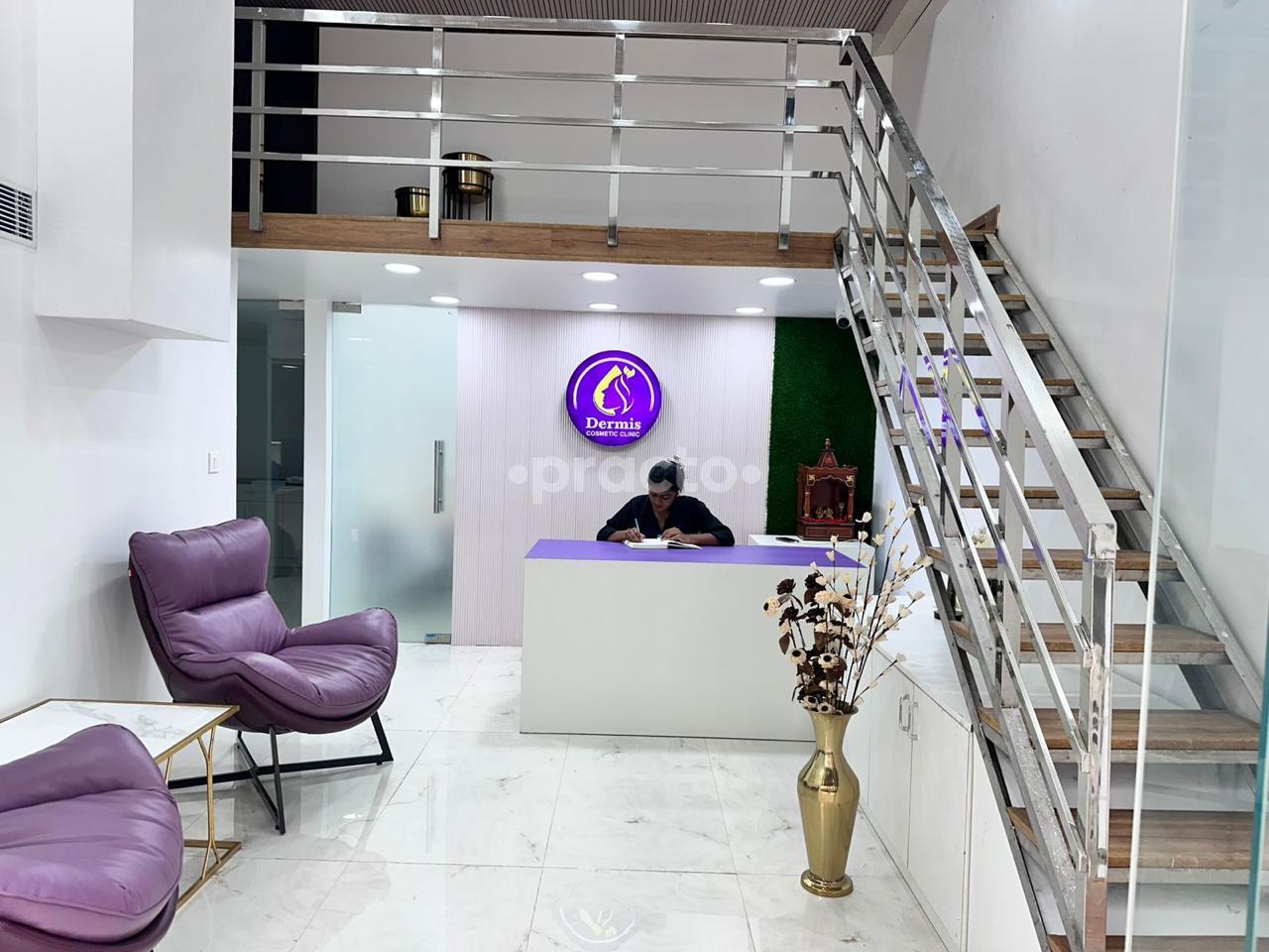 Reception Area at Dermis Cosmetics Clinic Gurgaon Sector 83 Gurgaon