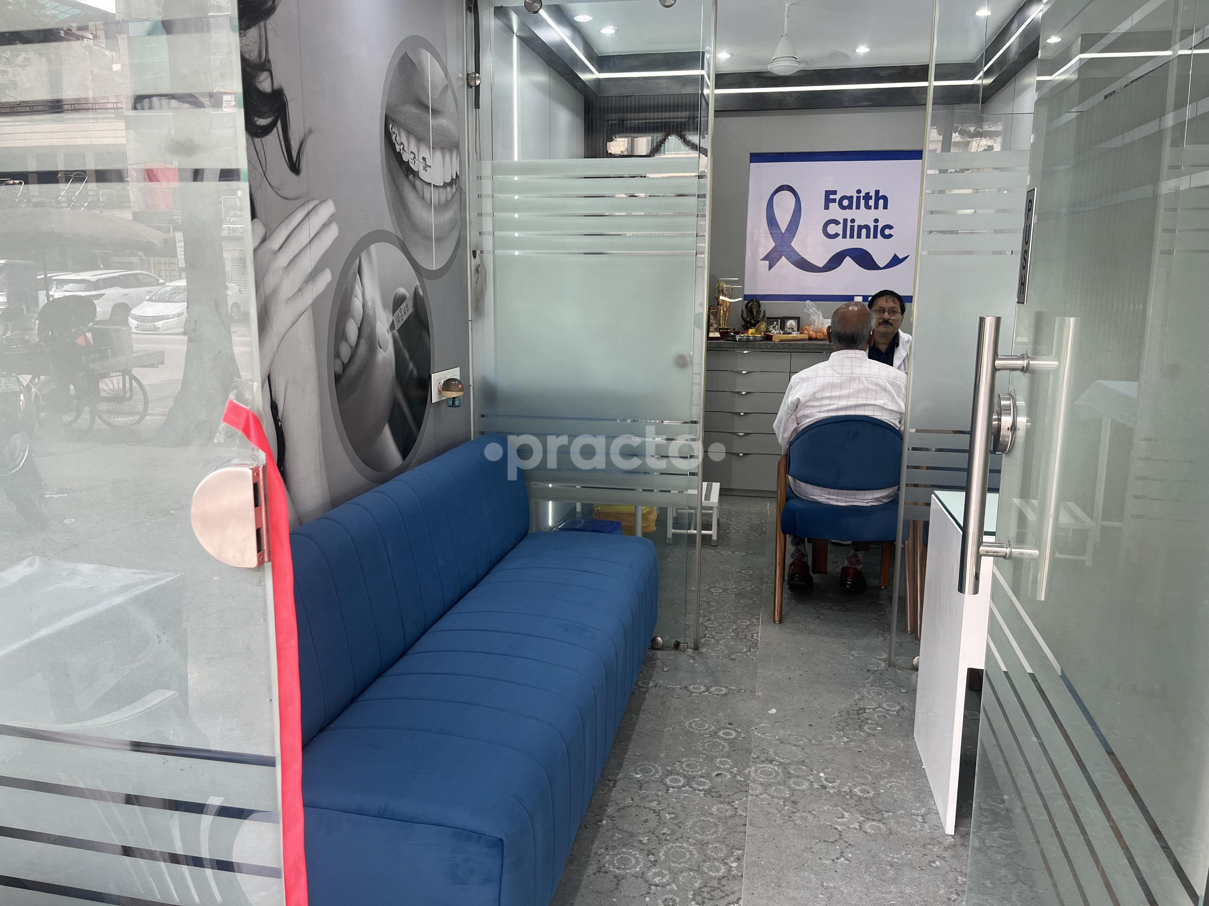 Waiting Area at Faith Cancer Clinic Shalimar Bagh Delhi