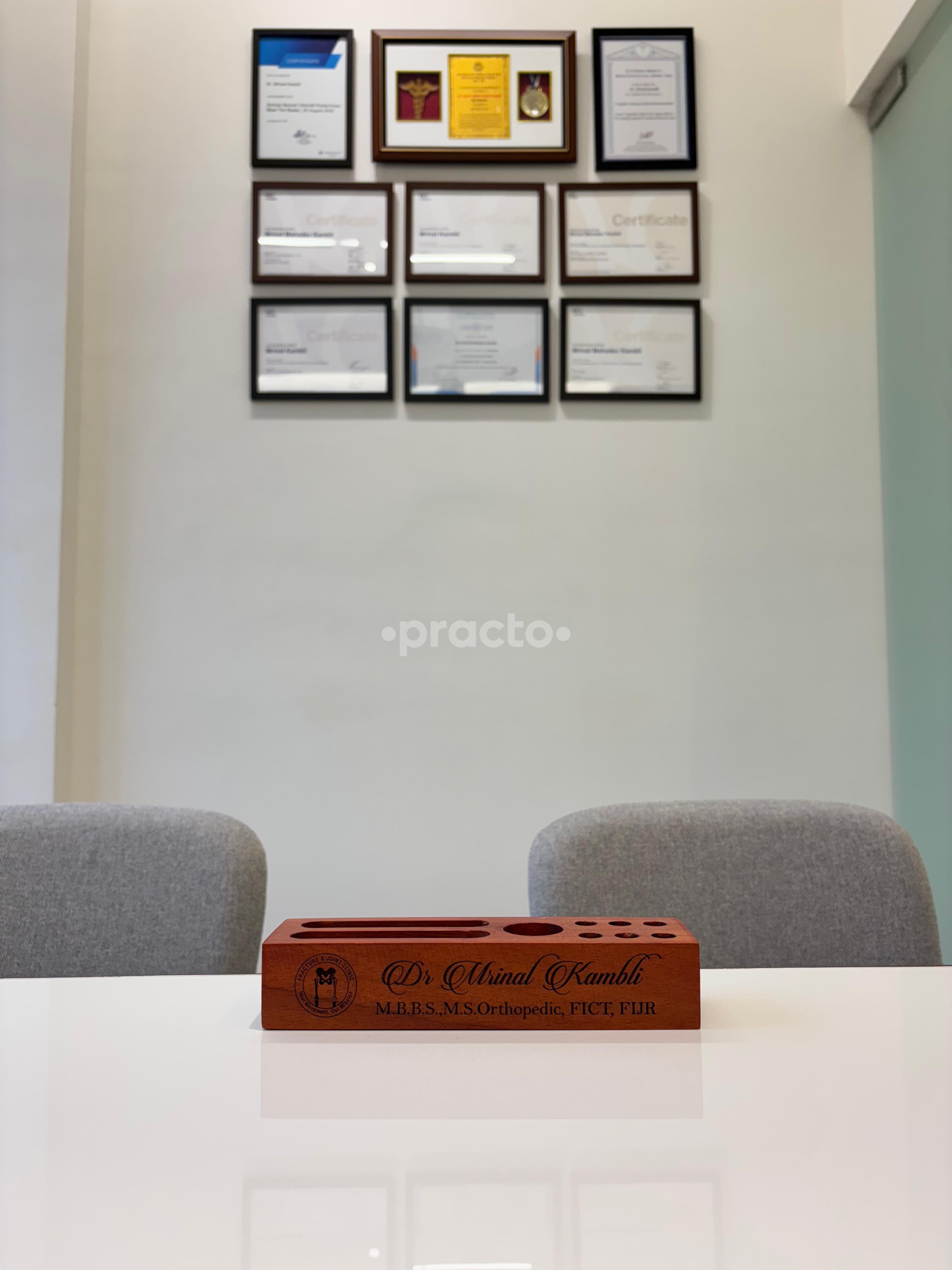 Awards & Certificates at Fracture And Joint Clinic Malad West Mumbai