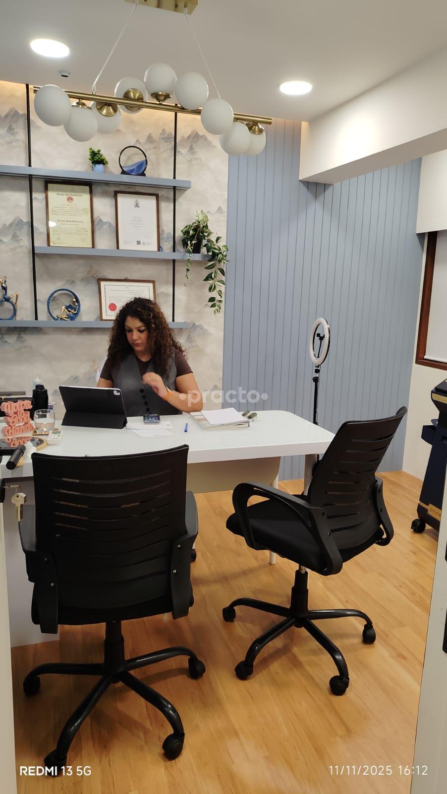 Consultation Room at Glow Theory by Dr Monika Bandra West Mumbai