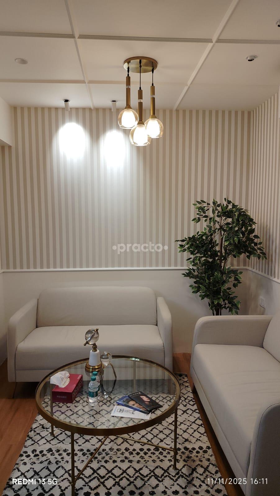 Waiting Area at Glow Theory by Dr Monika Bandra West Mumbai