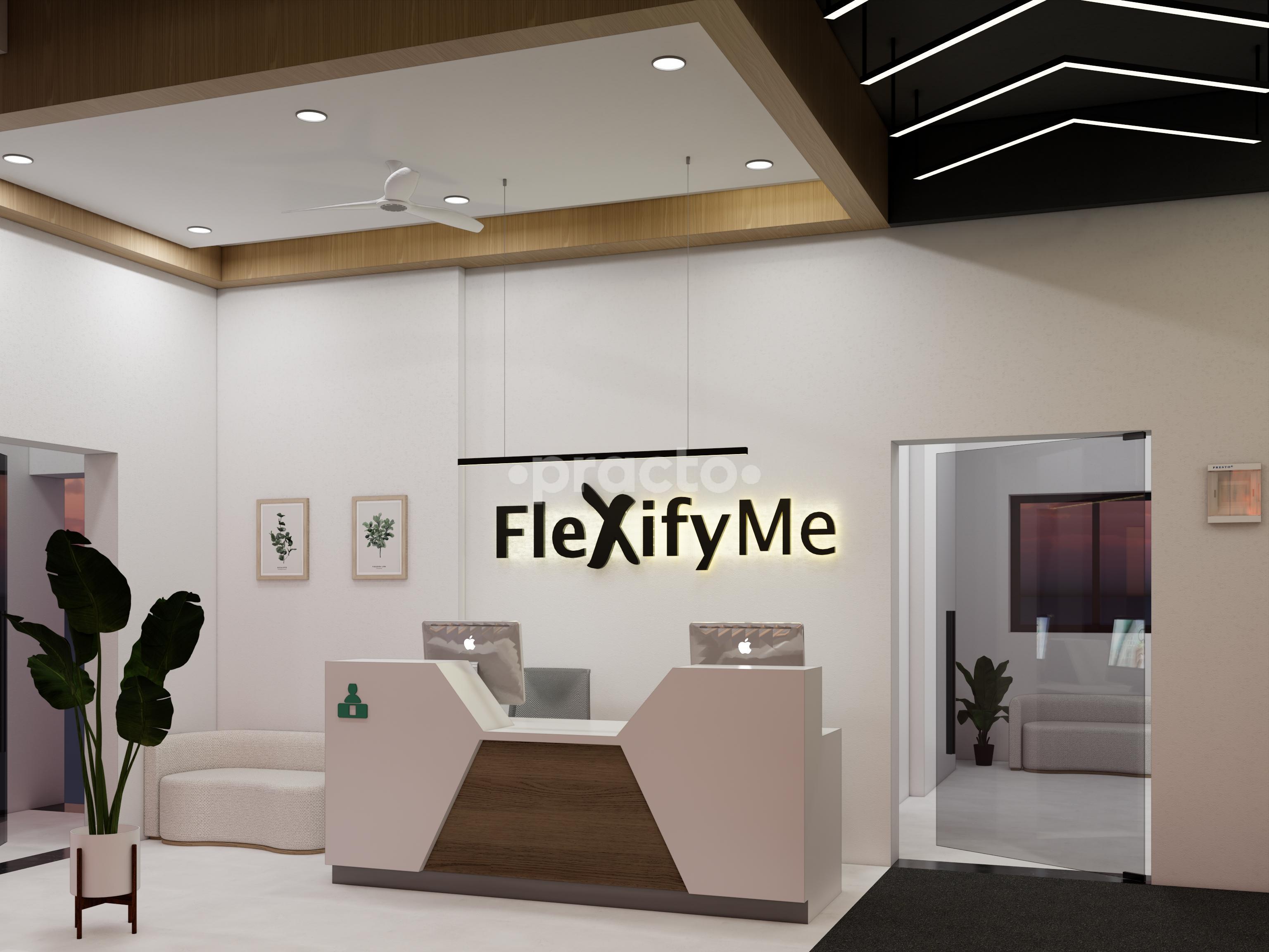 Reception Area at FlexifyMe Advanced Physiotherapy Clinic Borivali West Mumbai