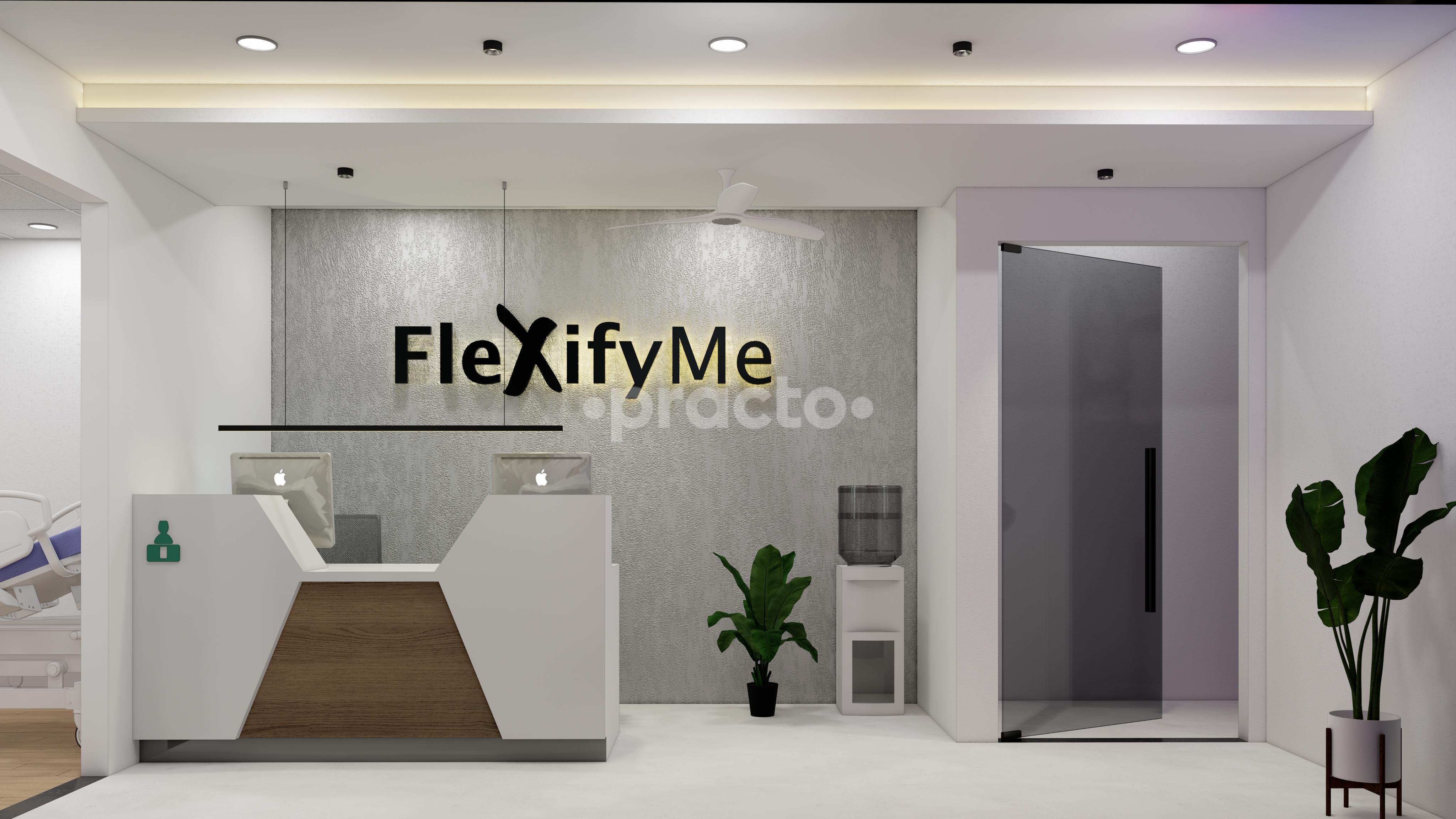 Reception Area at FlexifyMe Advanced Physiotherapy Clinic Andheri West Mumbai