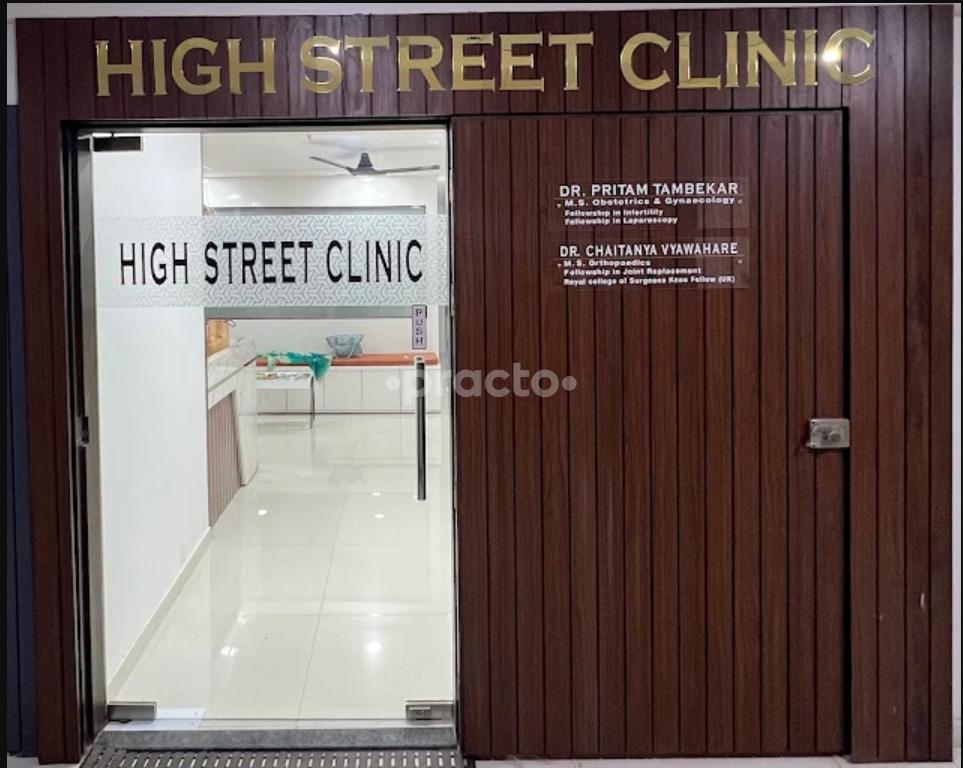 Establishment board at High Street Clinic Baner Pune