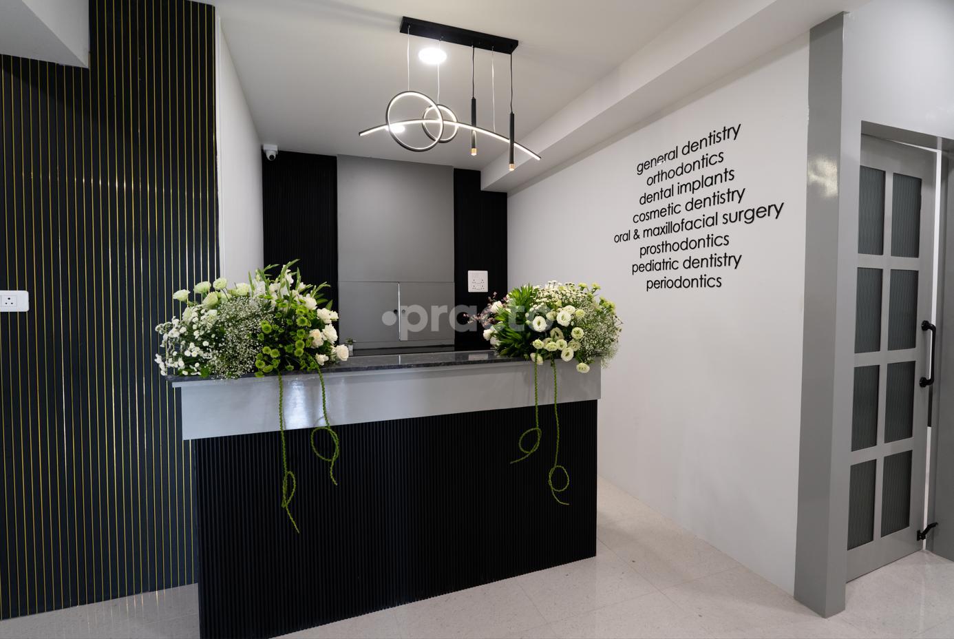 Reception Area at Best Smiles Dental Clinic Puppalaguda Hyderabad