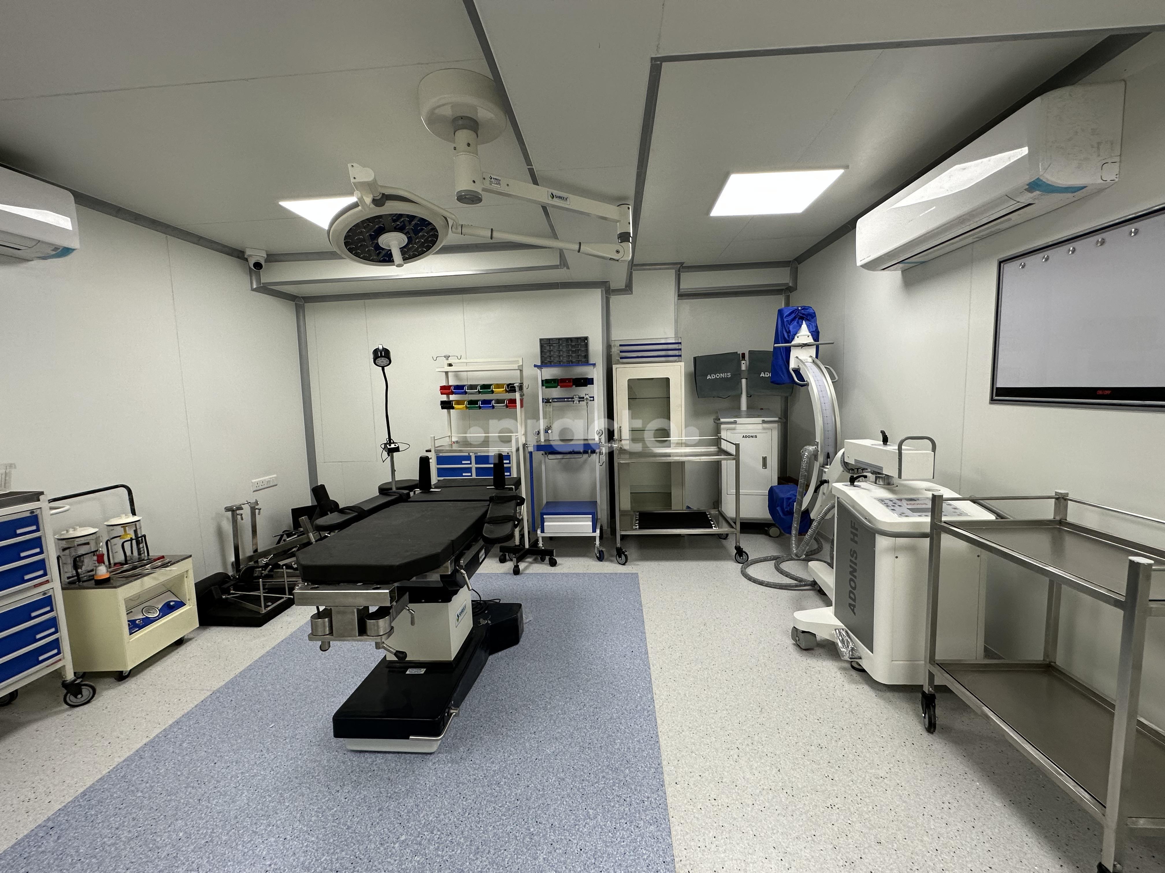 Operation Room at Suncor Orthopaedic Hospital & Joint Replacement Center Ctm Char Rasta Ahmedabad