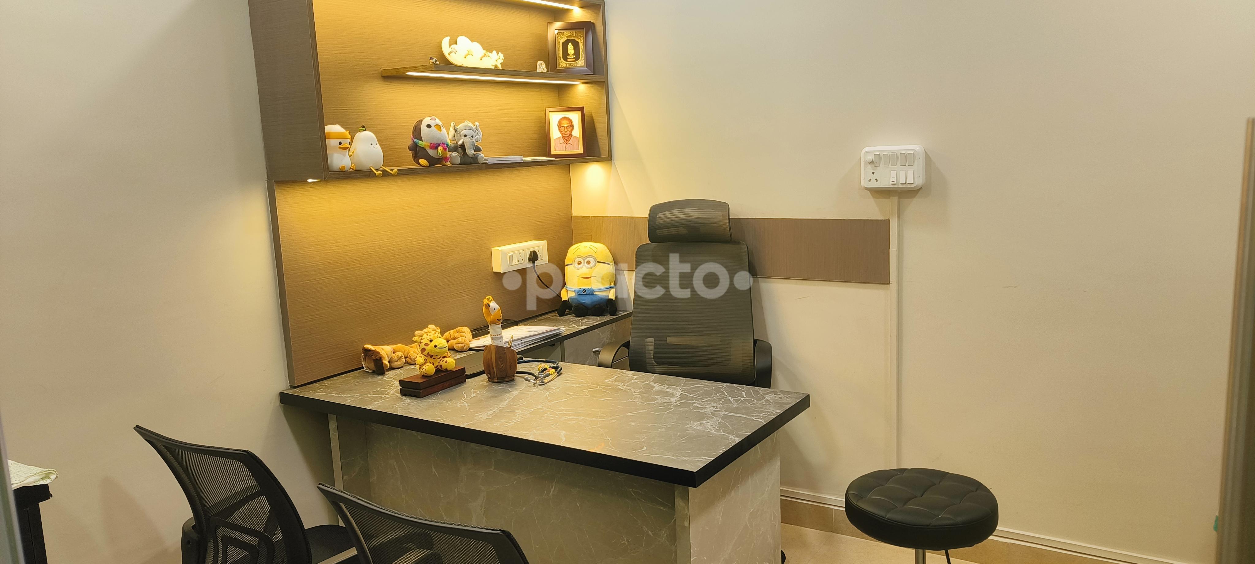 Consultation Room at AKR Children's Clinic Uppilipalayam Coimbatore
