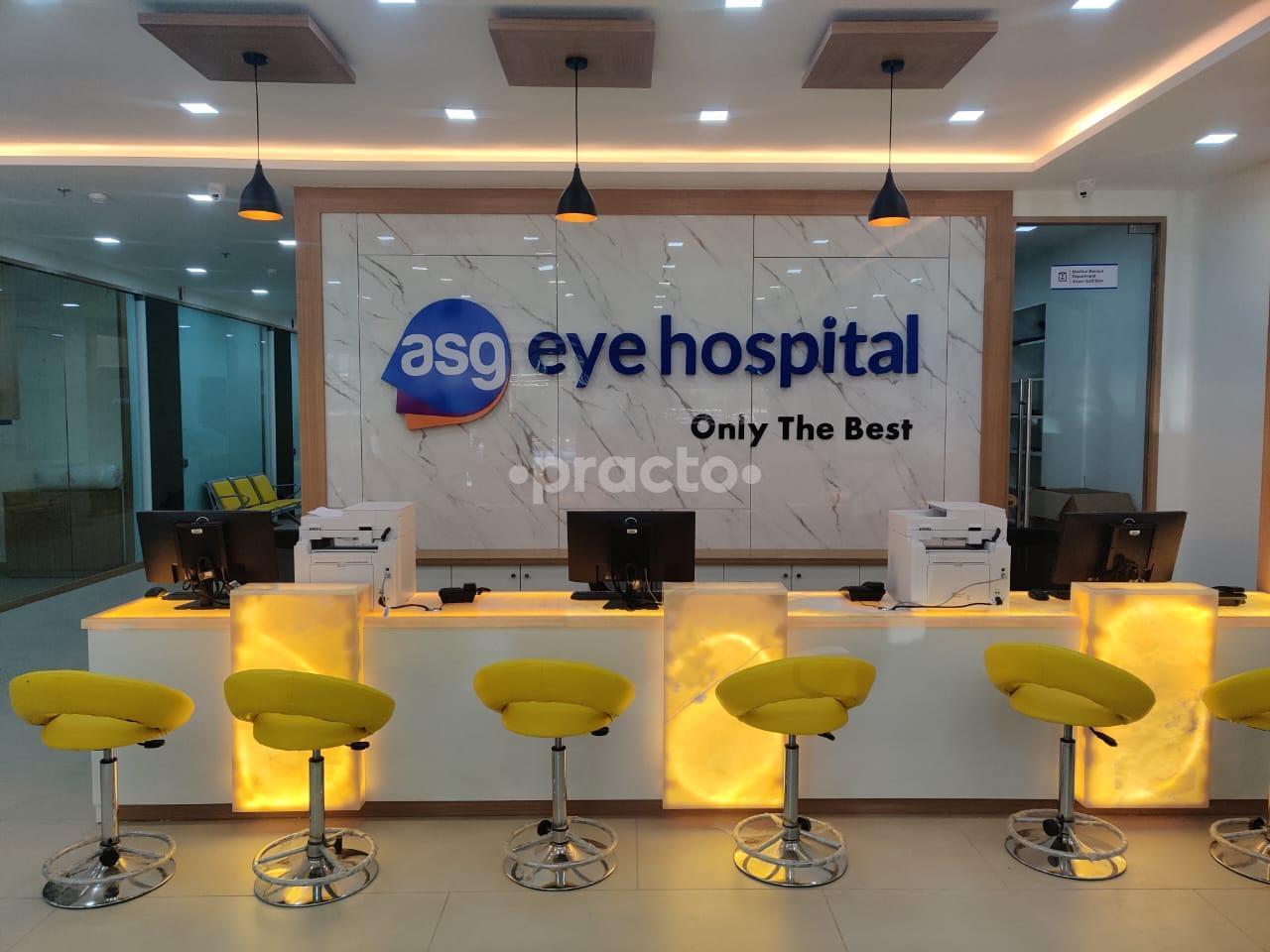 Reception Area at Asg Eye Hospitals Saket Nagar Jaipur