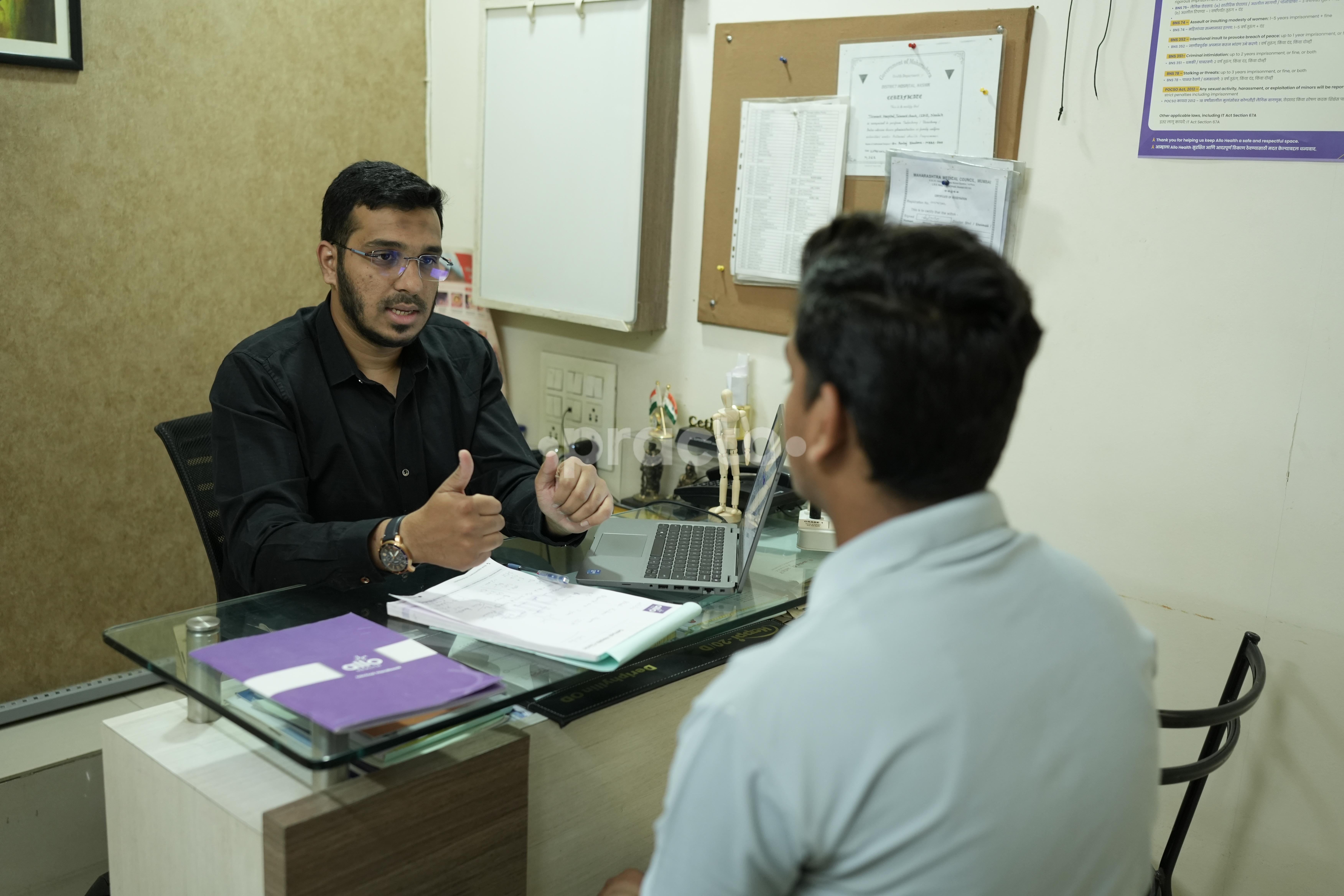 Consultation Room at Allo Sexual Health Clinic  Trimurti Chowk Nashik