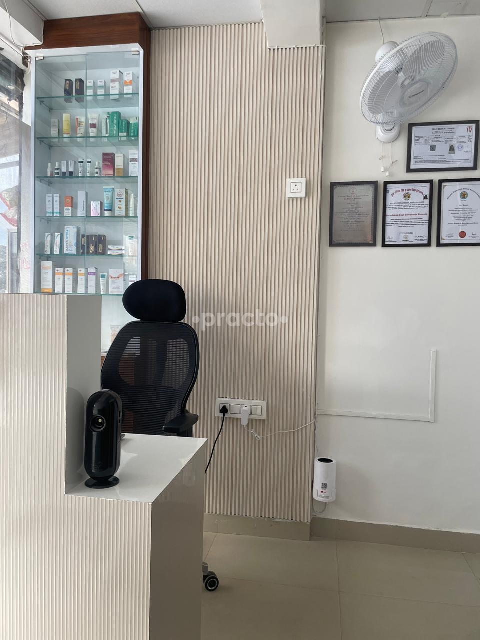 Reception Area at We Treat Skin (M.D. Dermatology Clinic) Sector 75 Noida