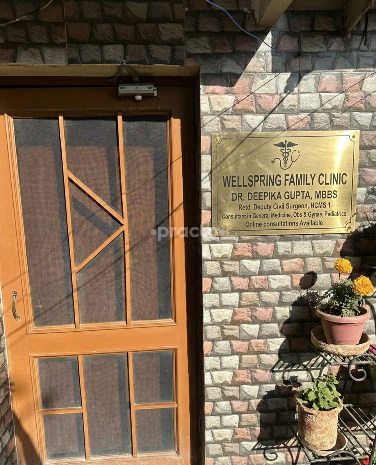 Entrance at Wellspring Family Clinic Sector-5 Panchkula