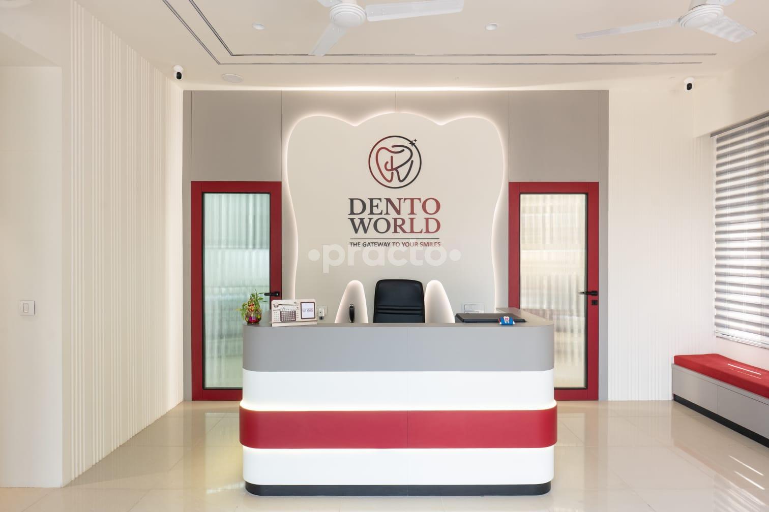 Reception Area at Dento World Makarba Ahmedabad