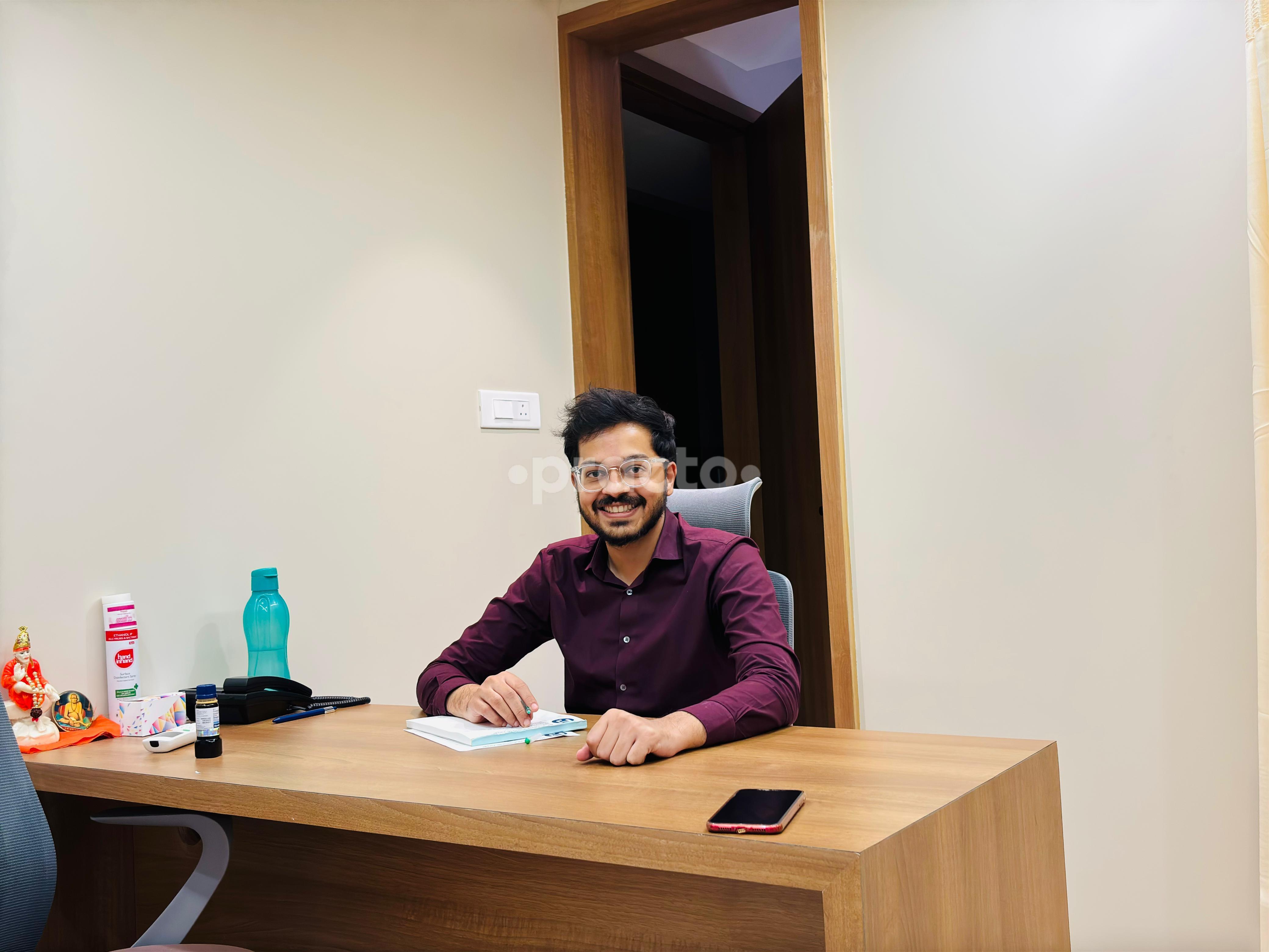 Consultation Room at Dr Shaunak Tuvar Colorectal And General Surgeon Savedi Road Ahmednagar