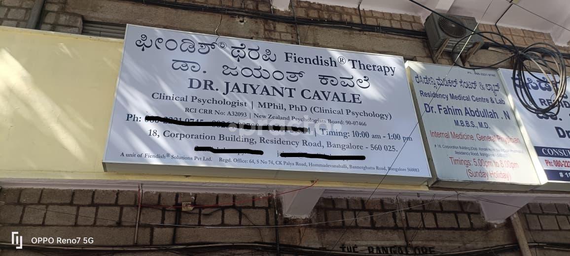 Fiendish Therapy Residency Road Bangalore