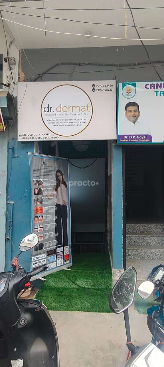 Entrance at Dr. Dermat Advanced Hair & Skin Treatment Clinic Gurgaon Sector 14 Gurgaon