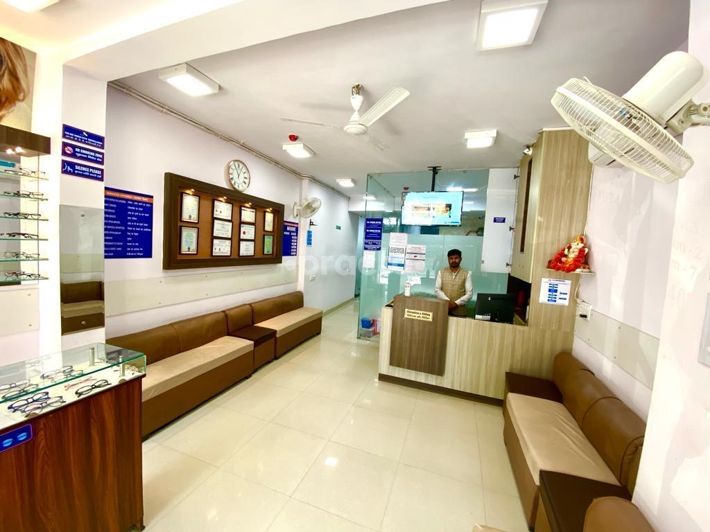 Reception Area at Am Vision Eye and Child Care Nirman Vihar Delhi